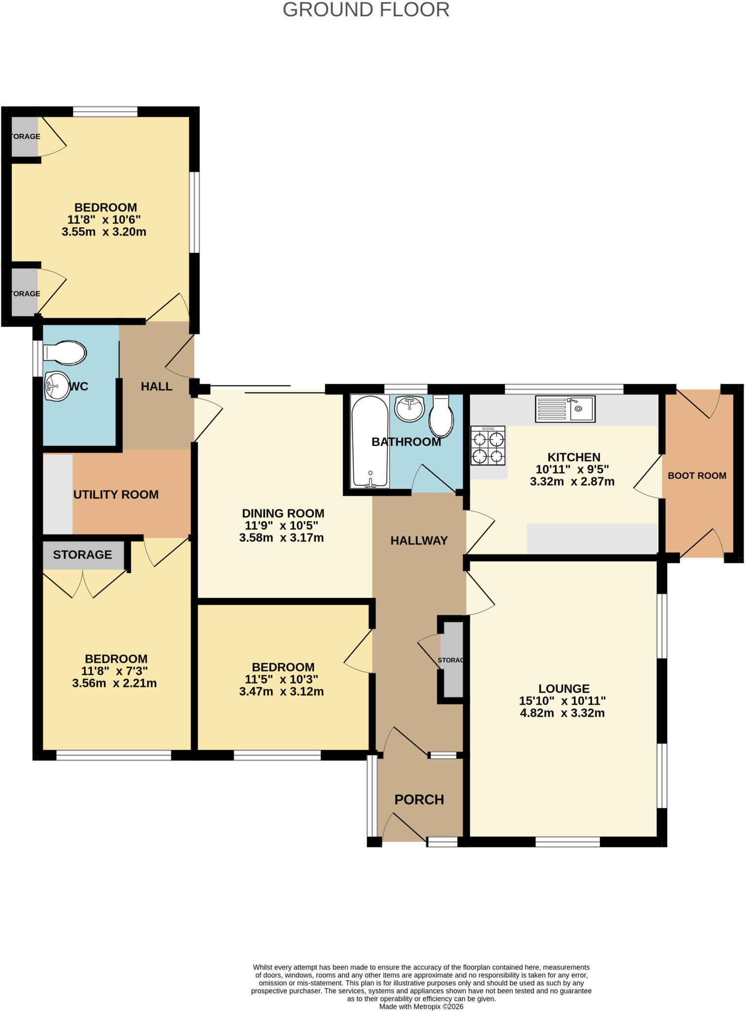 Ludlow Close, Warminster floorplan