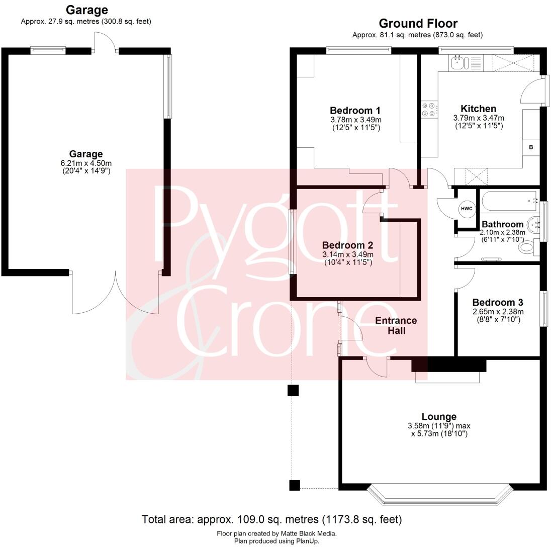 Hall Lane, Benington, Boston, Lincolnshire, PE22 floorplan