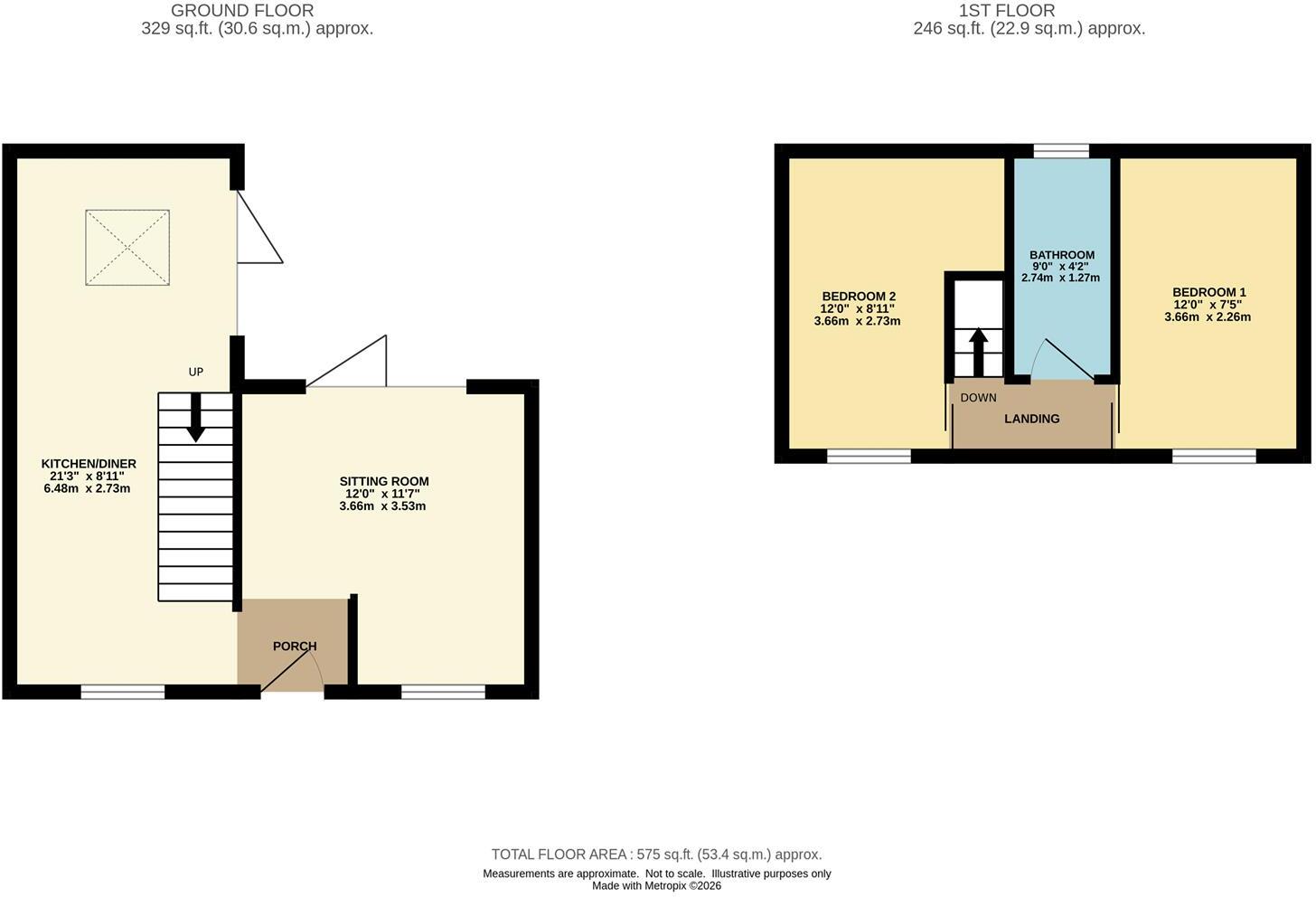 Seymour Grove, Sale floorplan