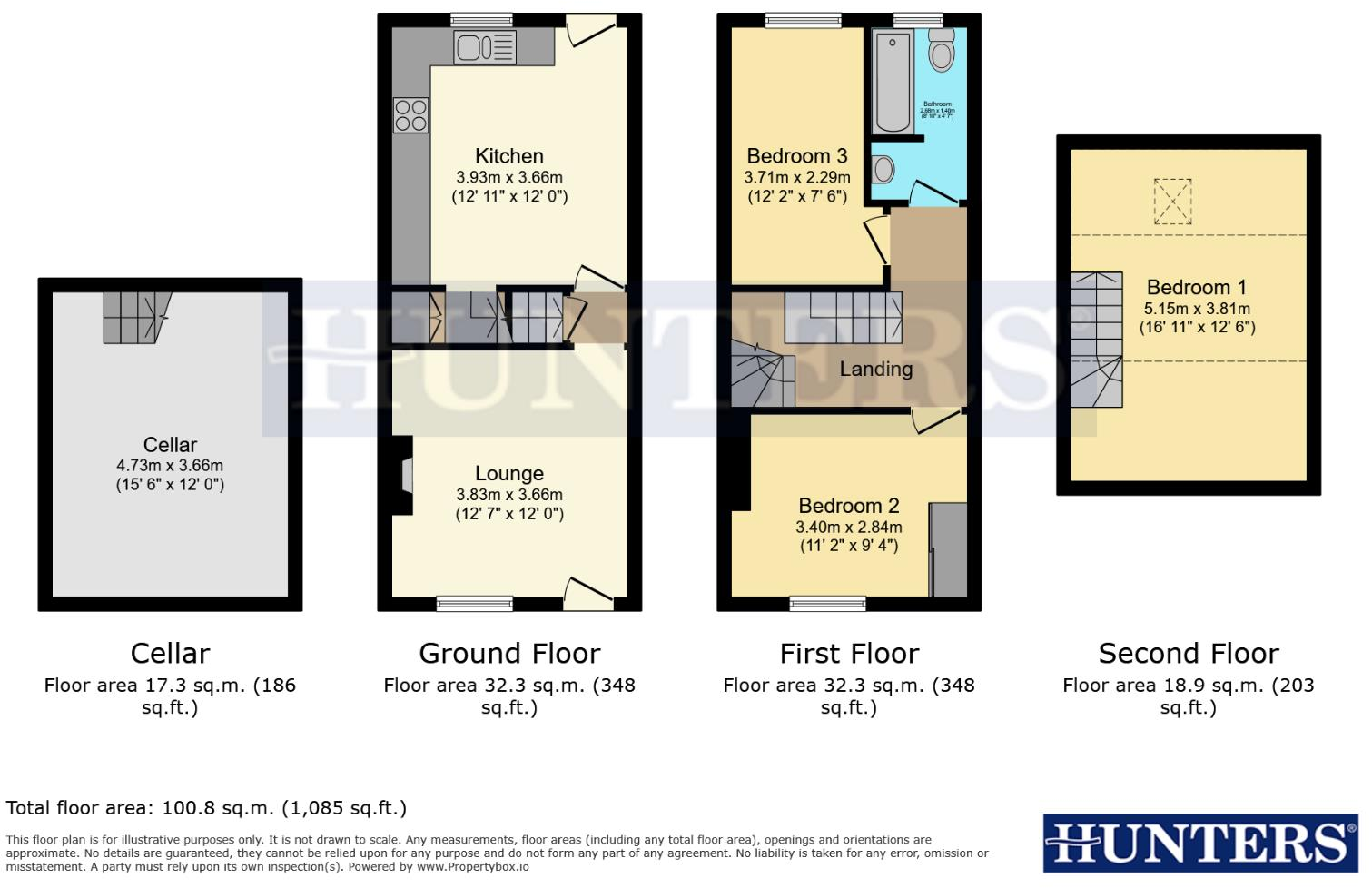 Princess Street, Wath-Upon-Dearne, Rotherham floorplan