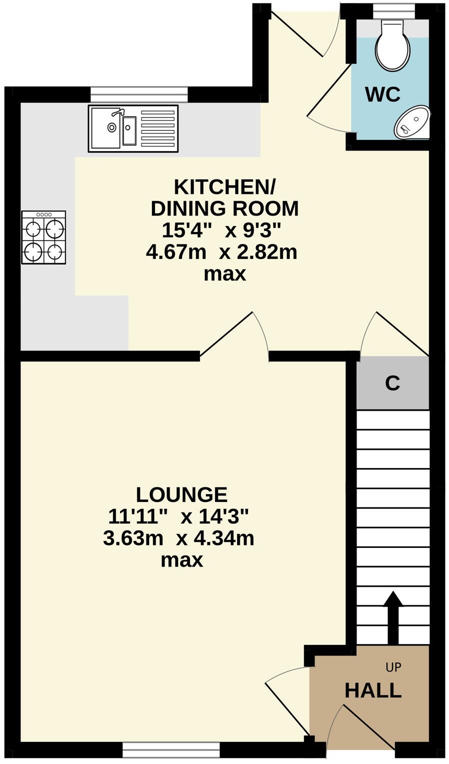 20, Bluebell Way, Launceston, Cornwall, PL15 floorplan