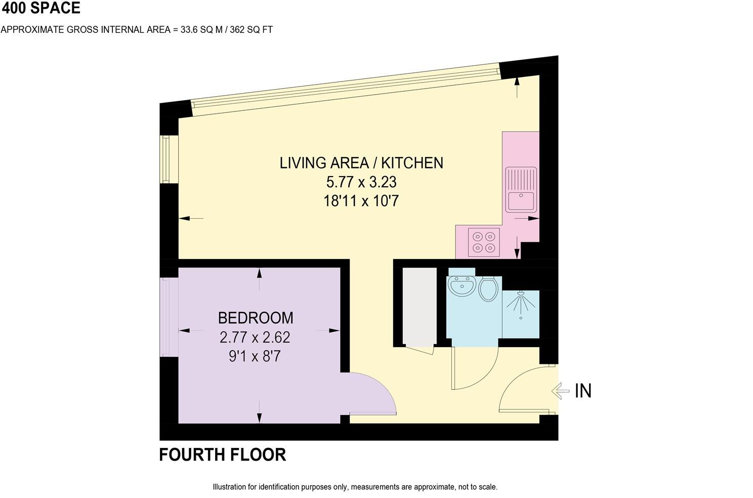 400 West One Space, City Centre, S1 floorplan