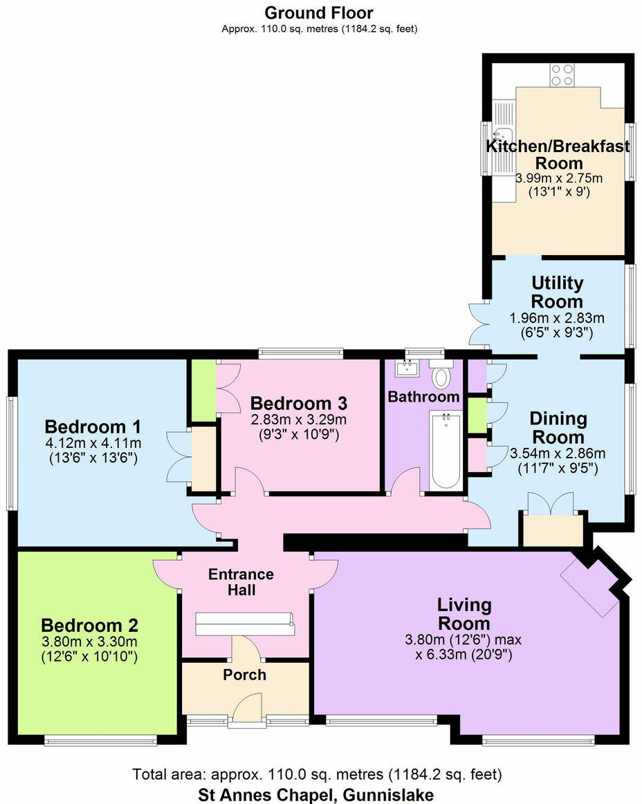 St. Ann's Chapel, Gunnislake, PL18 9HW floorplan