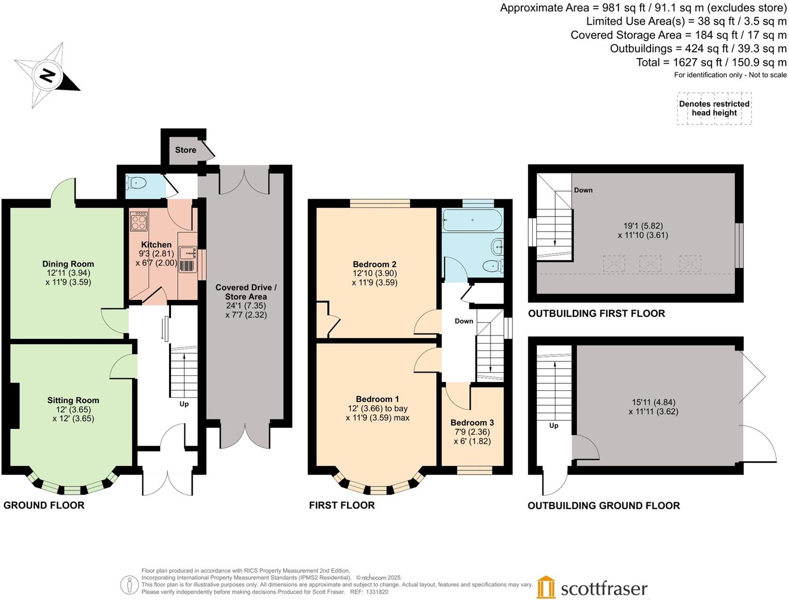 Holyoake Road, Headington, Oxford floorplan