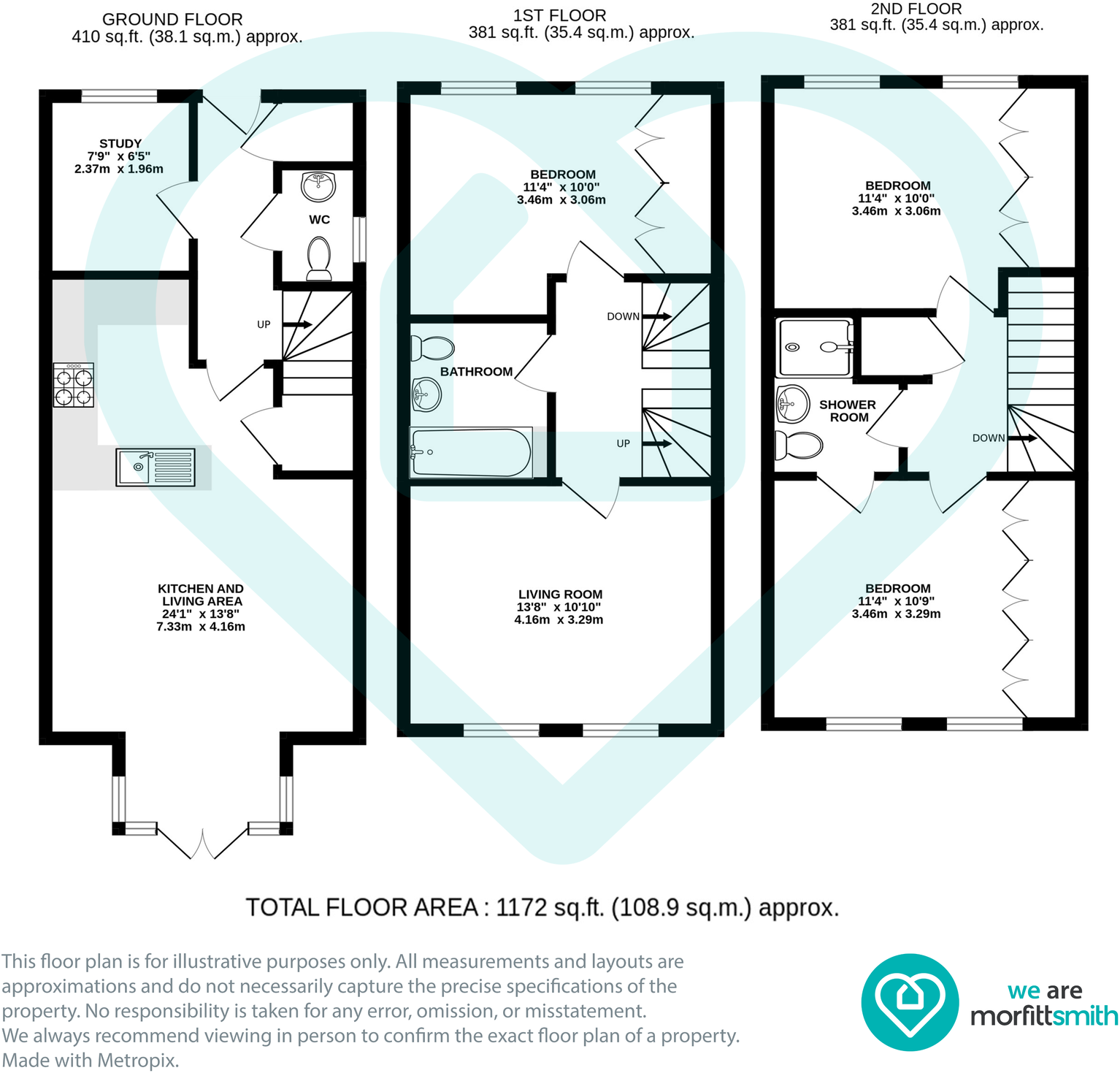 Ash Close, Oughtibridge Mill, S35 0BY floorplan