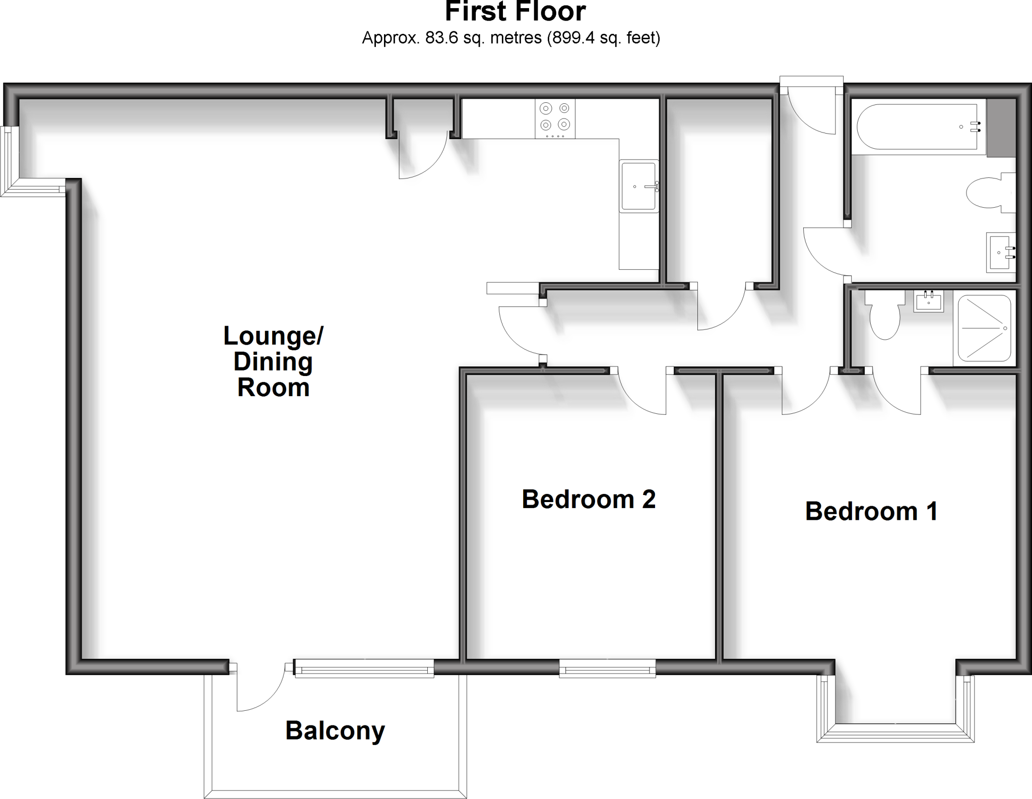 Uplands Road, Totland Bay, Isle of Wight floorplan