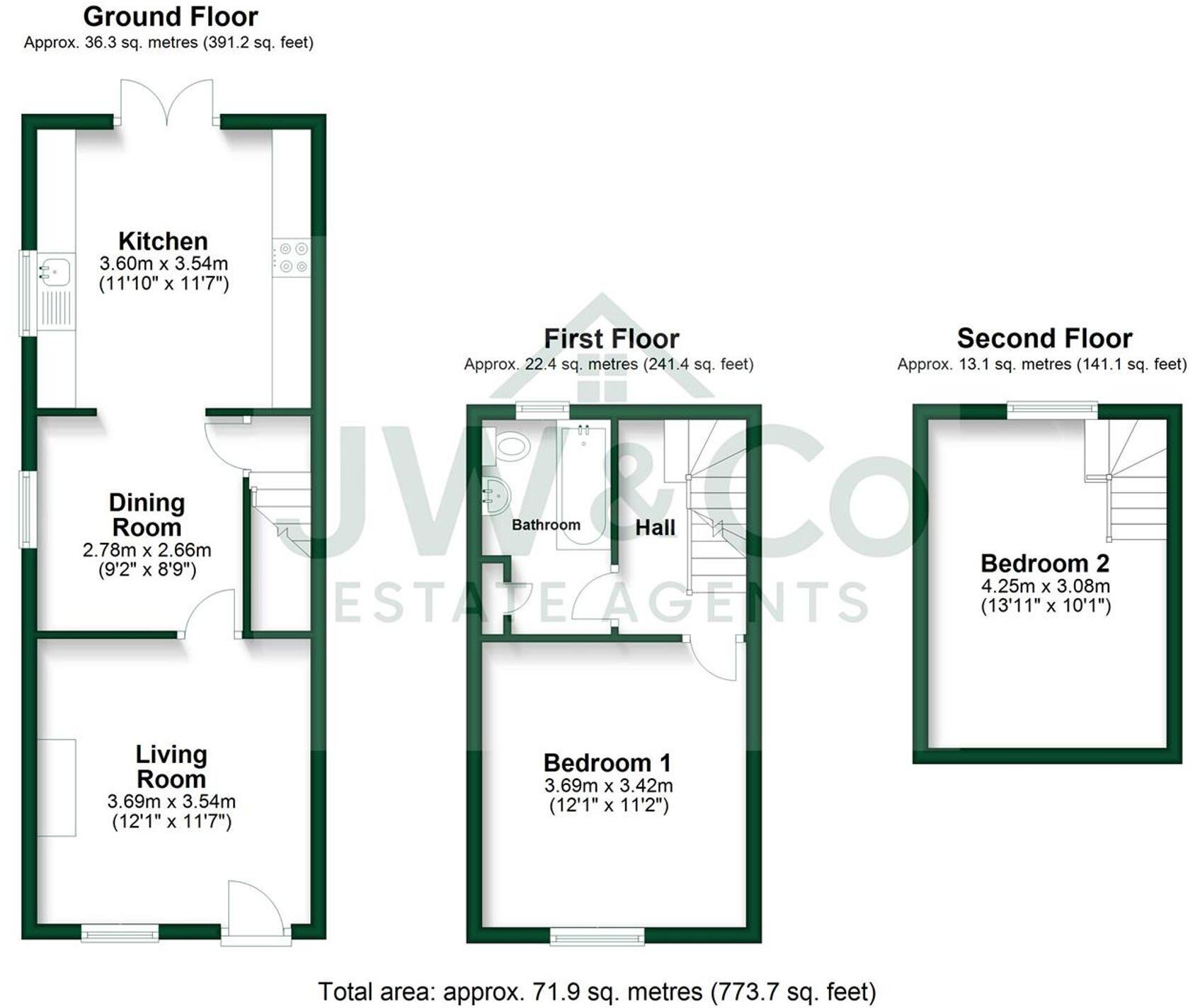 North Common, Redbourn, AL3 floorplan