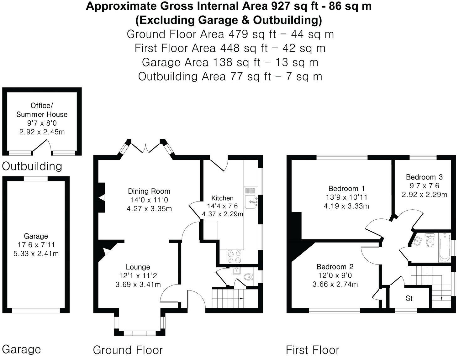 Hedgeway, Guildford, GU2 floorplan