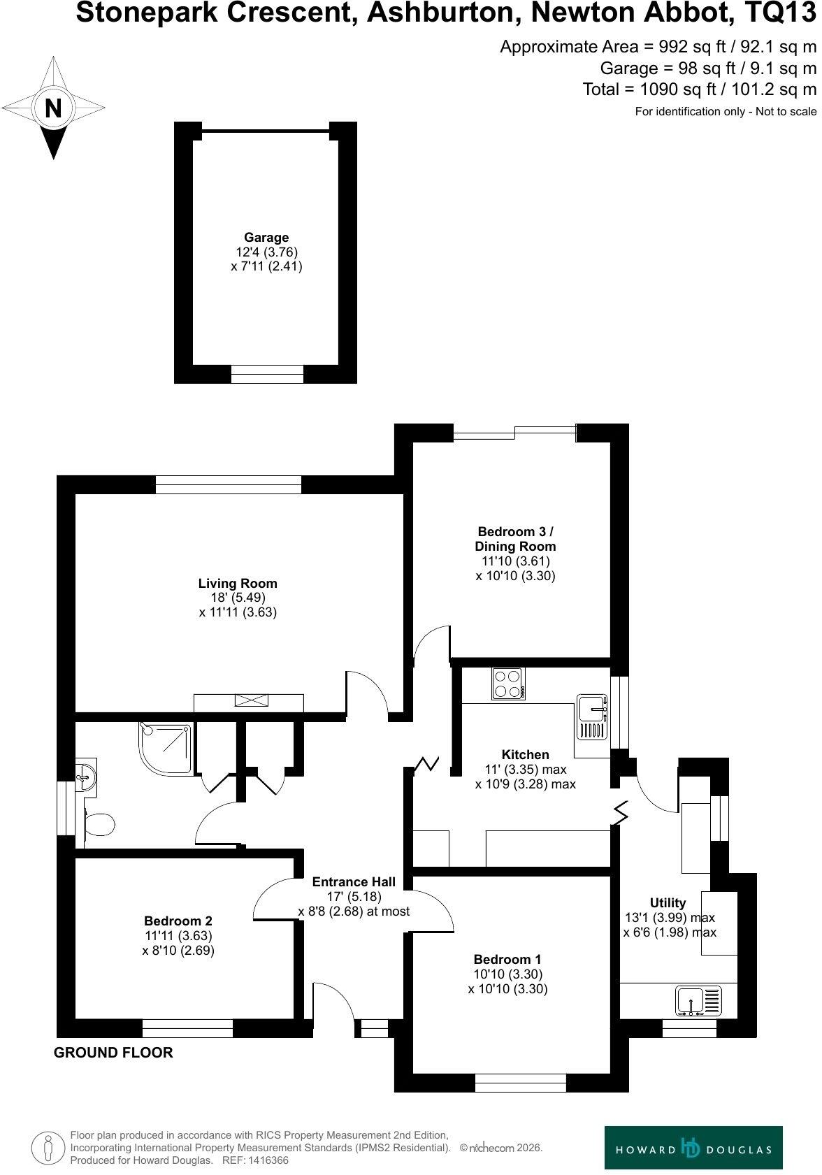 Stonepark Crescent, Ashburton floorplan