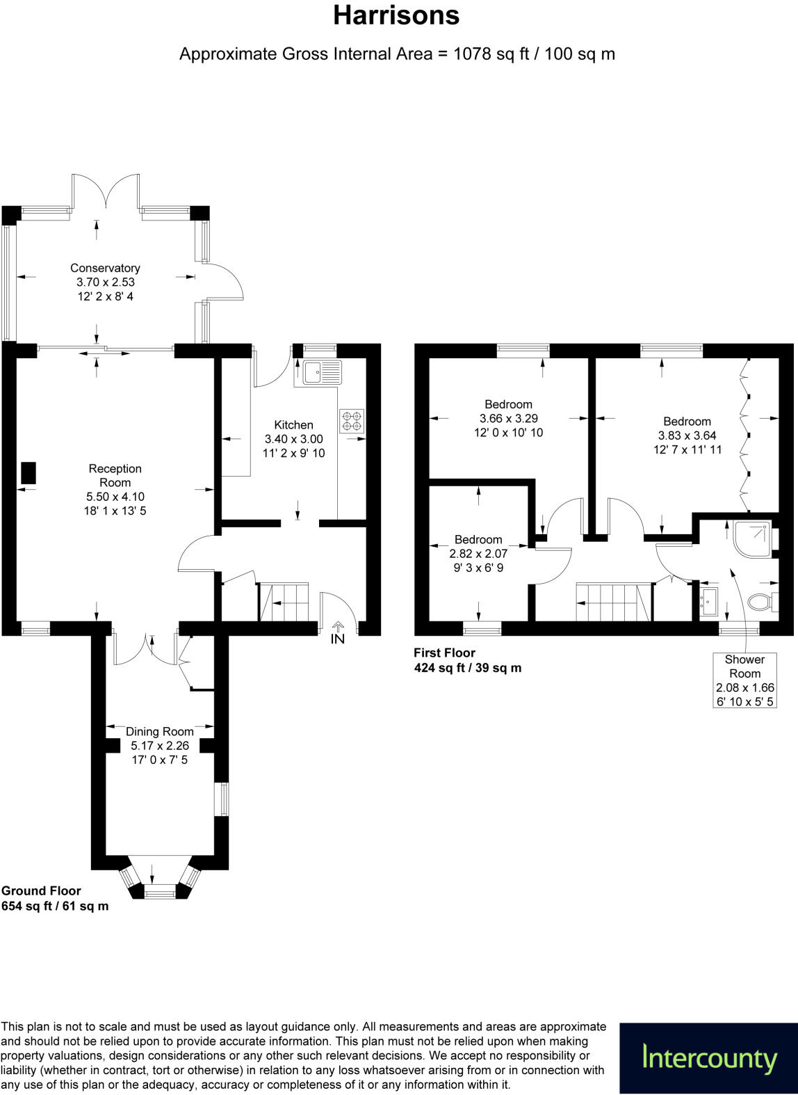 Harrisons, Birchanger, Essex, CM23 floorplan
