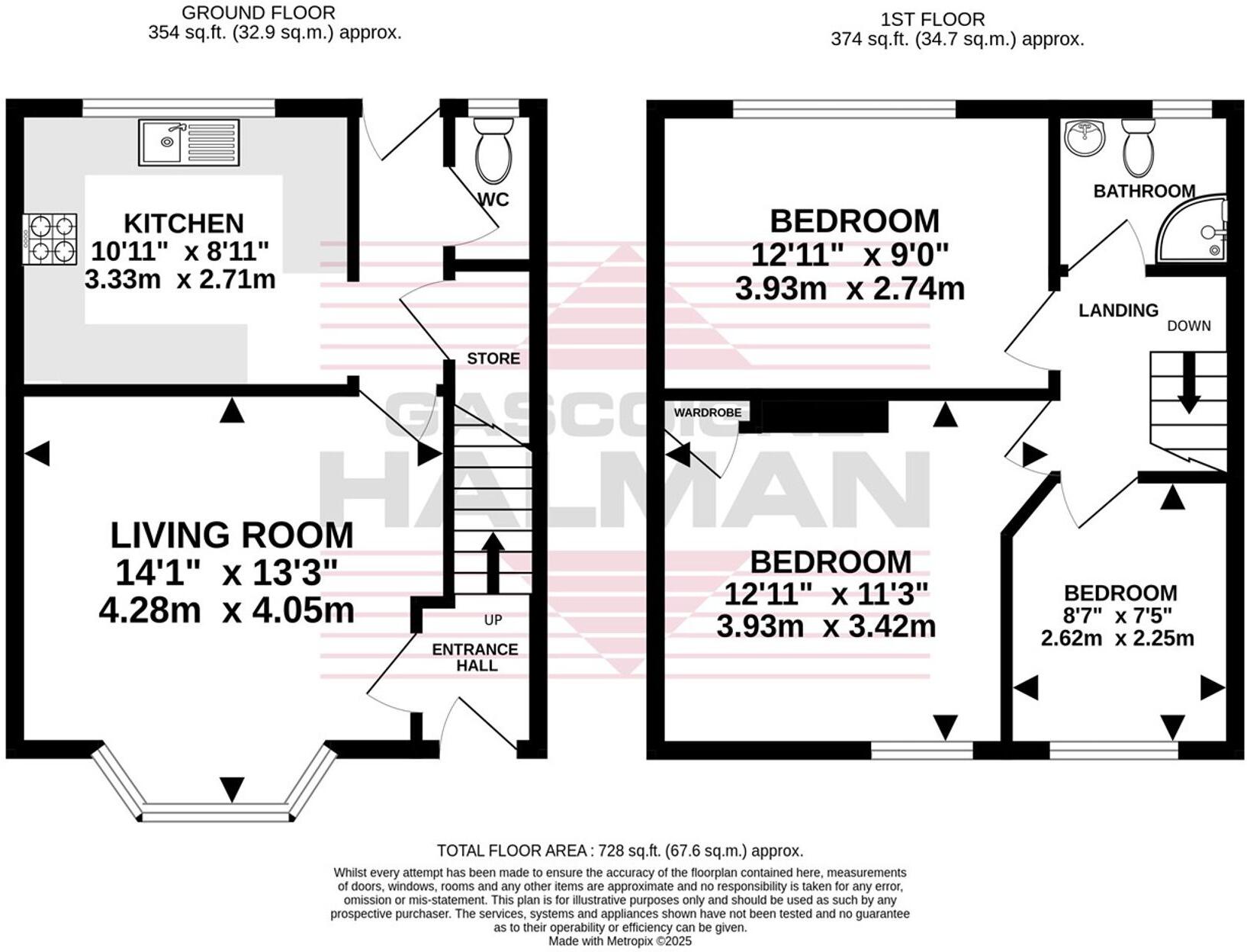 Nearmaker Road, Manchester, M22 floorplan