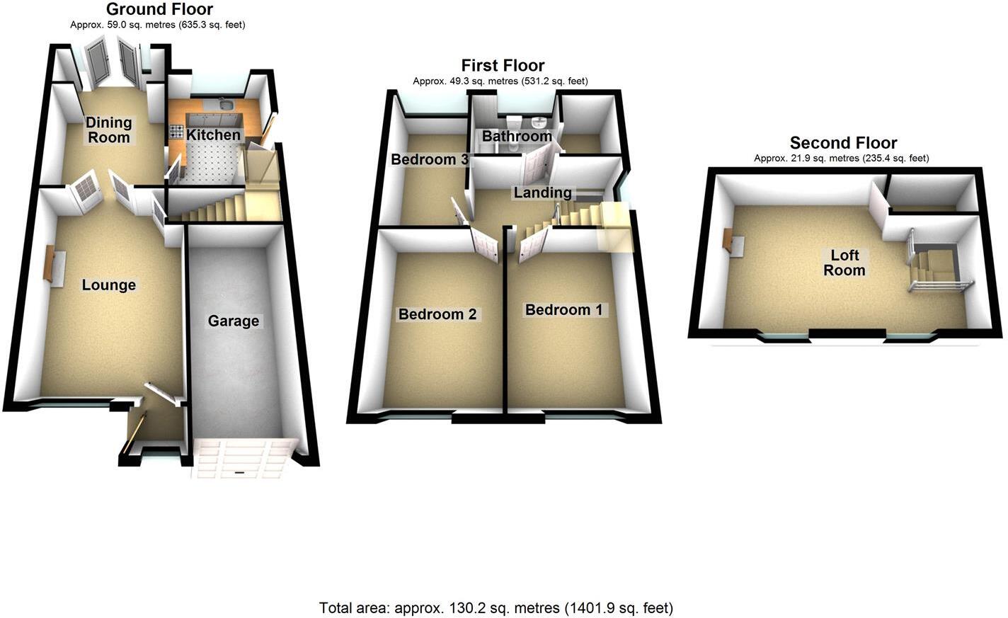 Willow Crescent, Market Harborough floorplan