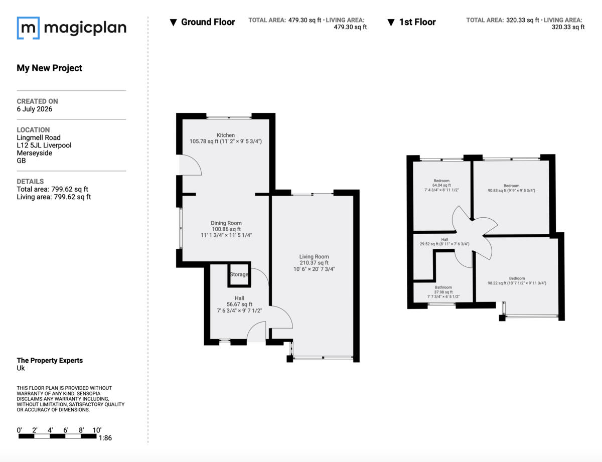 Lingmell Road, Liverpool, L12 floorplan