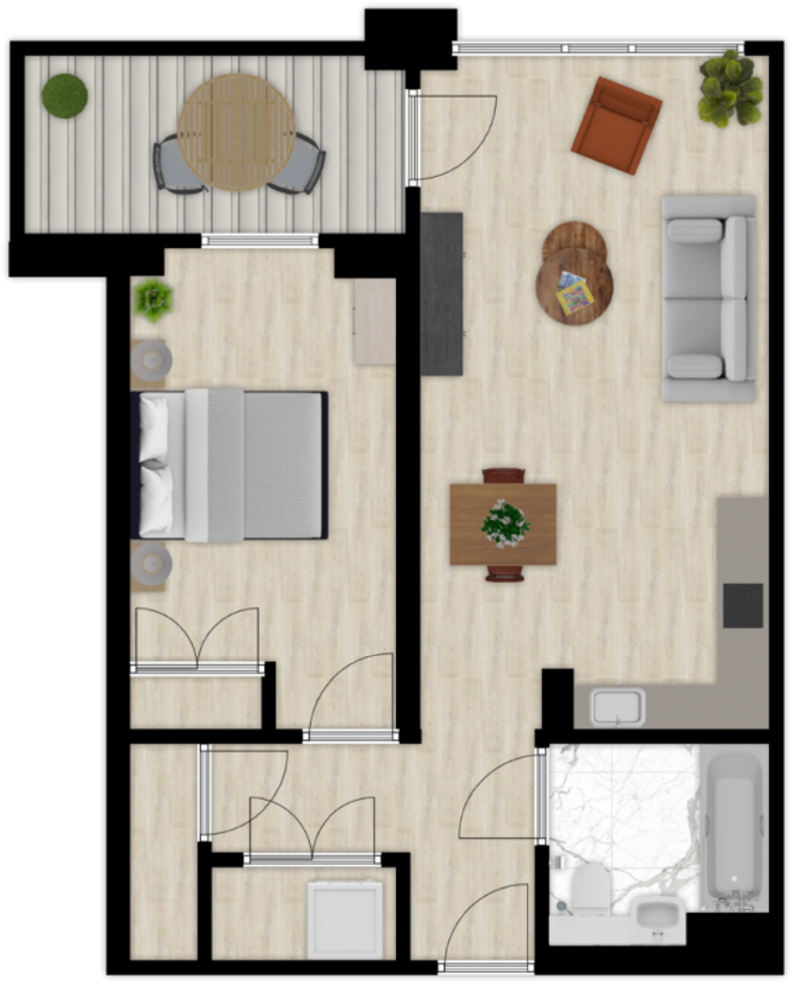 Parkside, Momento Elephant & Castle floorplan