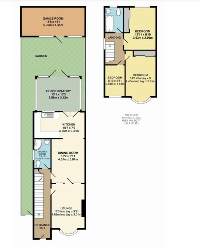 Sherwood Park Avenue, Bexley, Sidcup, DA15 floorplan