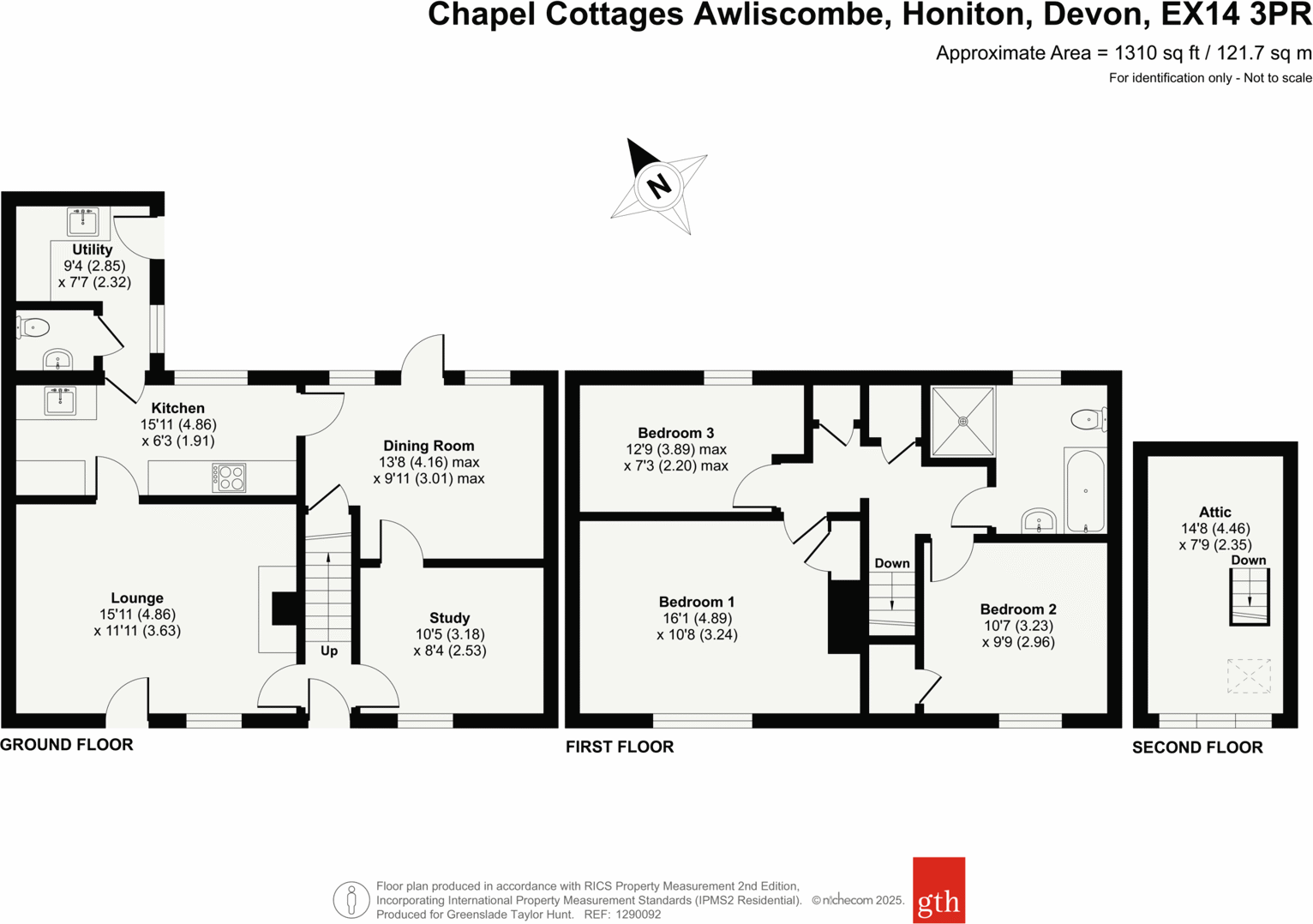 Awliscombe, Honiton, Devon, EX14 floorplan
