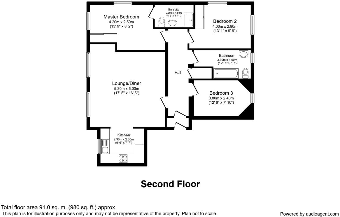 Chaloner Grove, Wakefield, West Yorkshire, WF1 floorplan