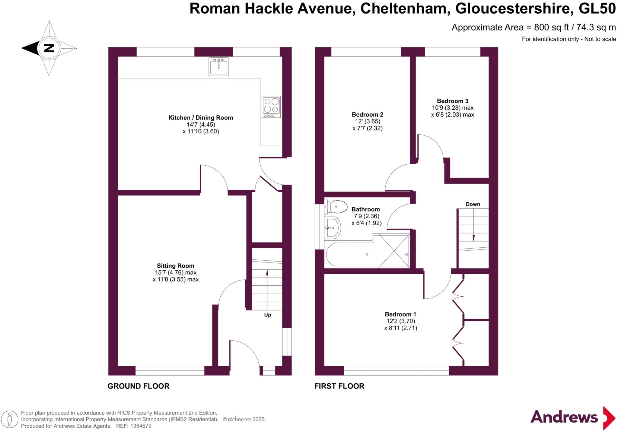 Roman Hackle Avenue, Cheltenham, Gloucestershire, GL50 floorplan