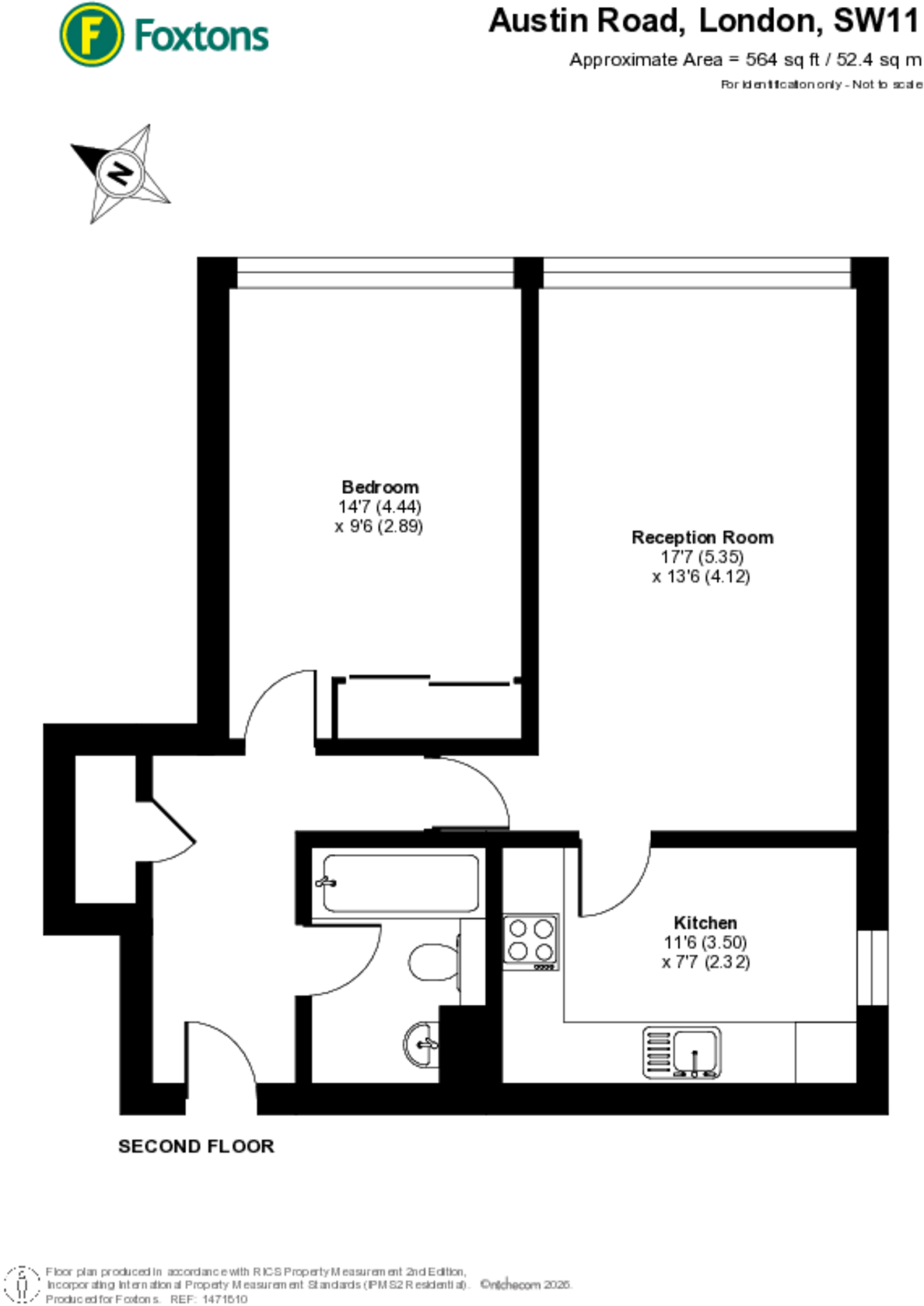 Park South, SW11, Battersea, London, SW11 floorplan