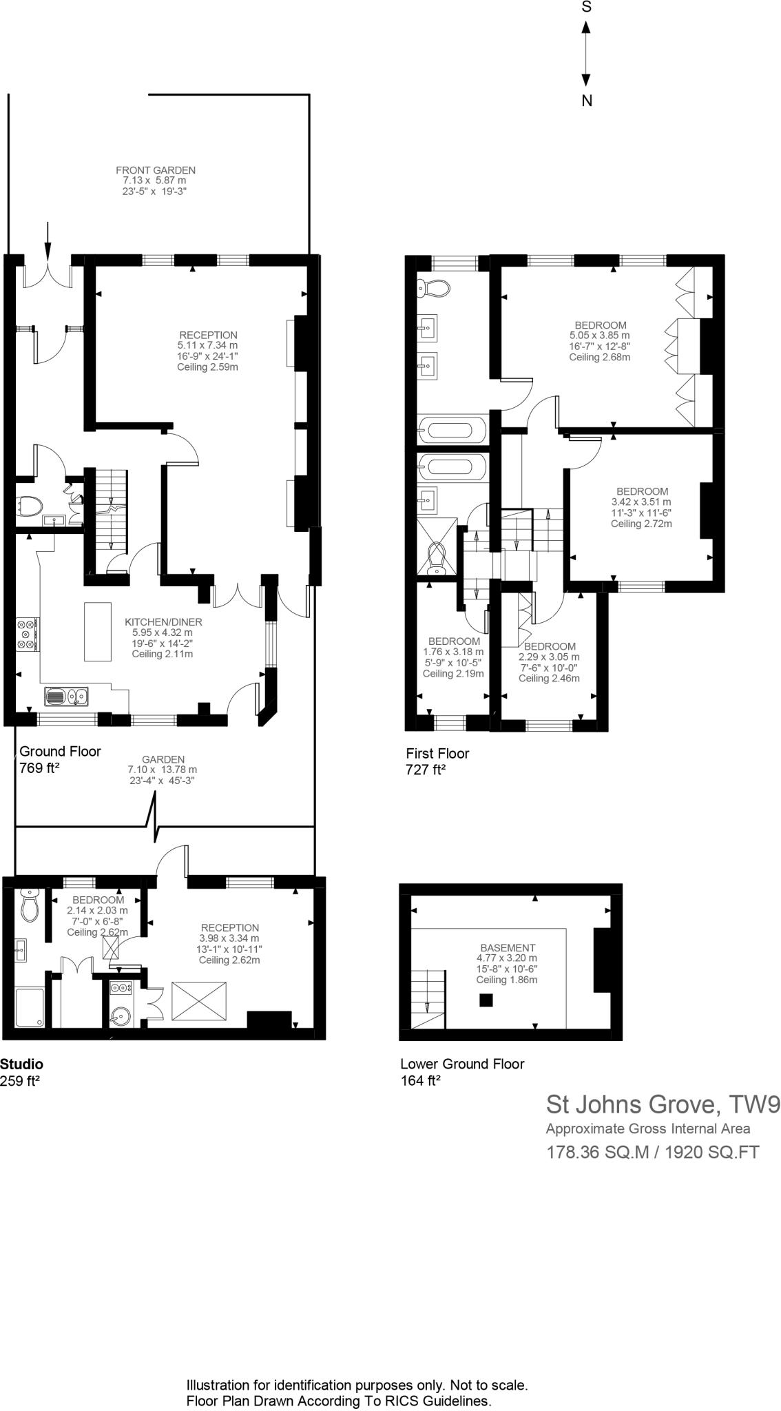 St. Johns Grove, Richmond, TW9 floorplan