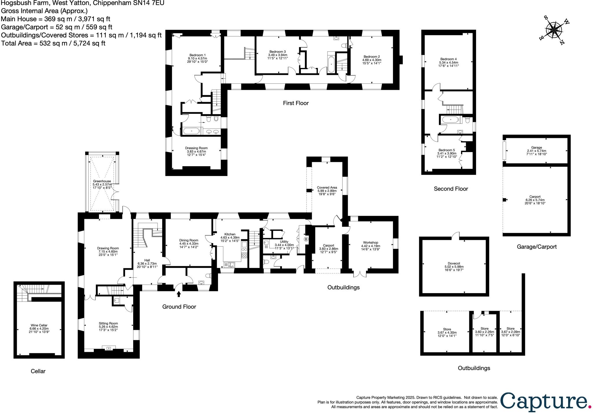 West Yatton, Yatton Keynell, Chippenham, Wiltshire, SN14 floorplan