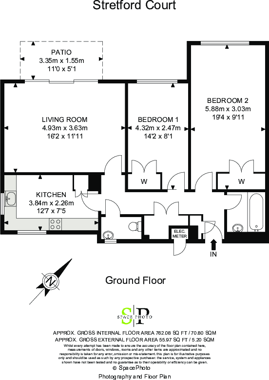 Worple Road, London, SW19 floorplan