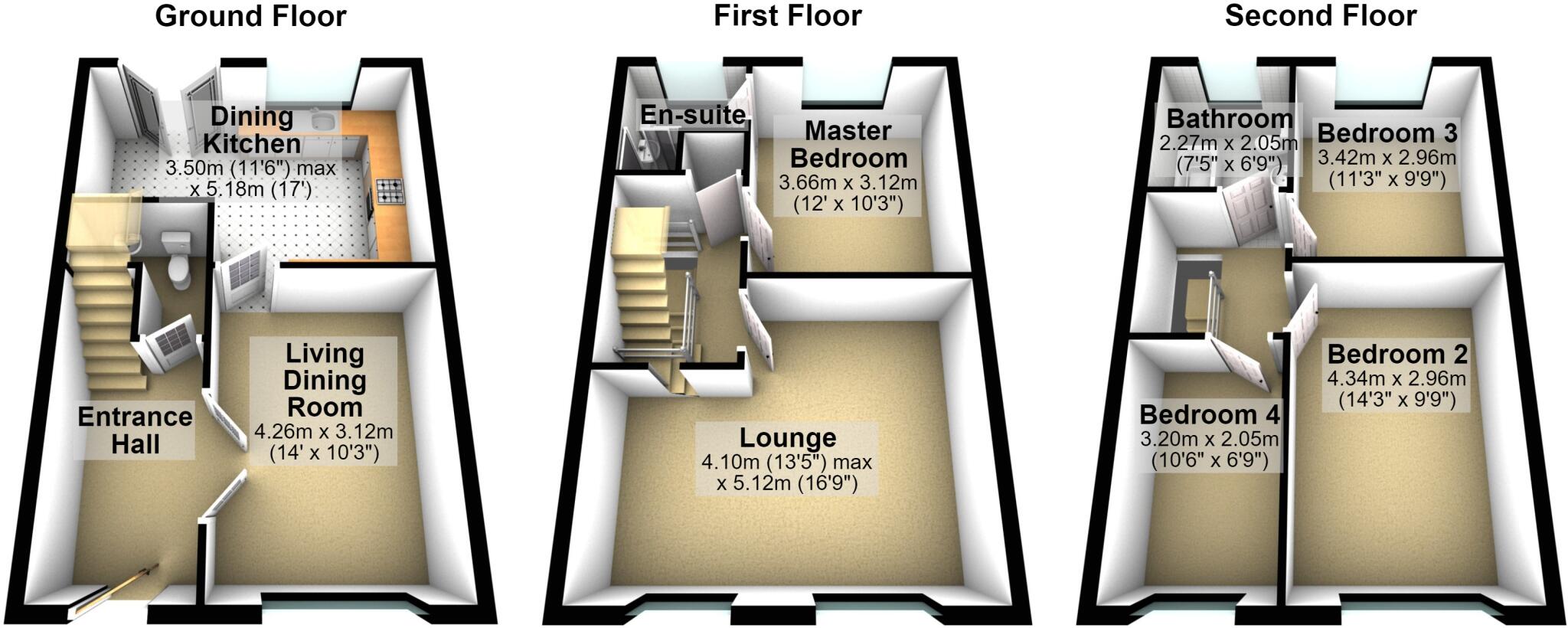 Laithe Hall Avenue, Cleckheaton, BD19 floorplan