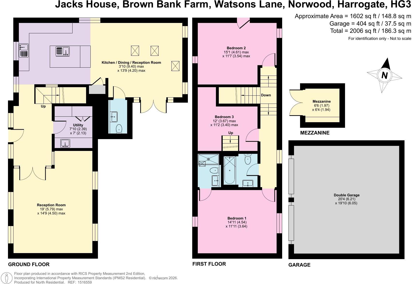 Brown Bank Farm, Watsons Lane, Norwood, Harrogate, HG3 floorplan