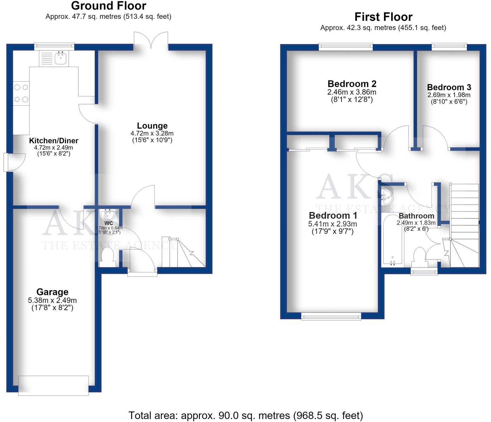 Eaton Close, Hatton, DE65 floorplan