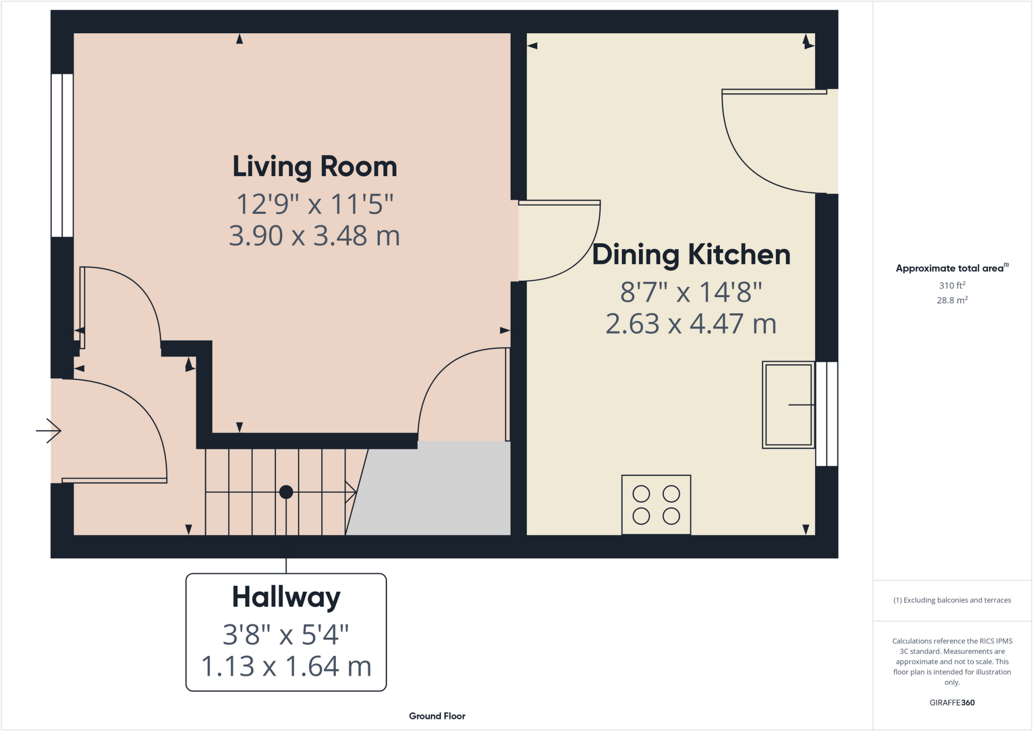 The Terrace Roe Farm Lane, Chaddesden floorplan