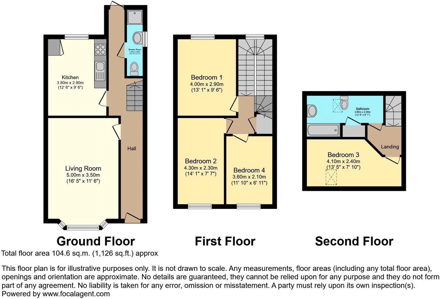 St. Pauls Road, Cheltenham, GL50 floorplan