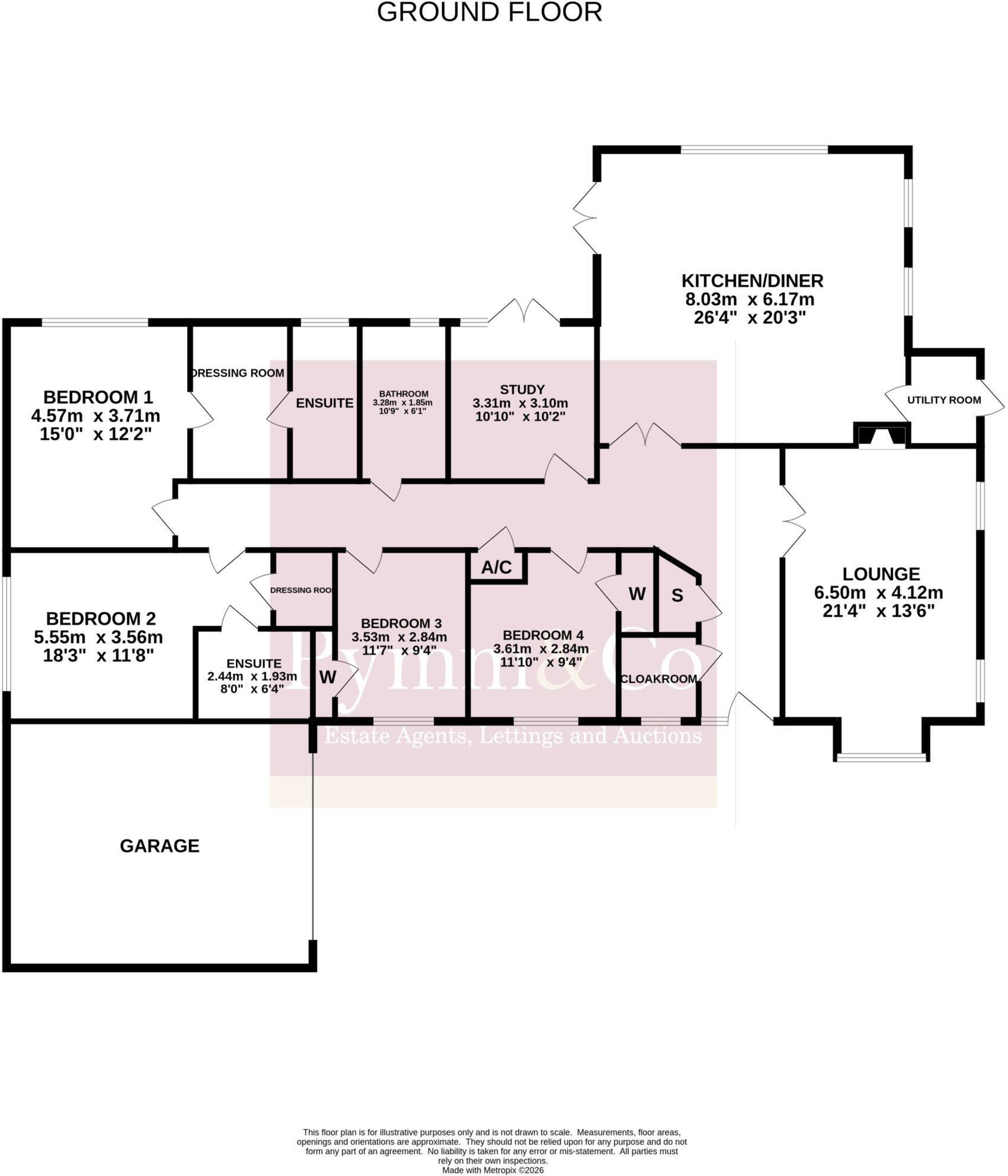 Stanley Trett Close, Blofield floorplan