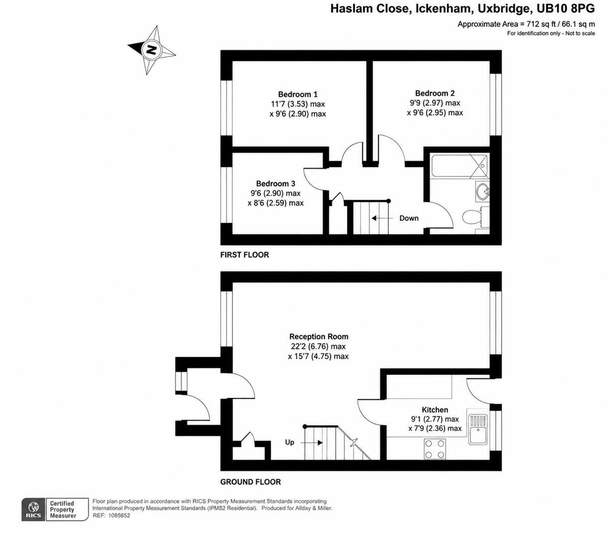 Haslam Close, Ickenham, Uxbridge floorplan