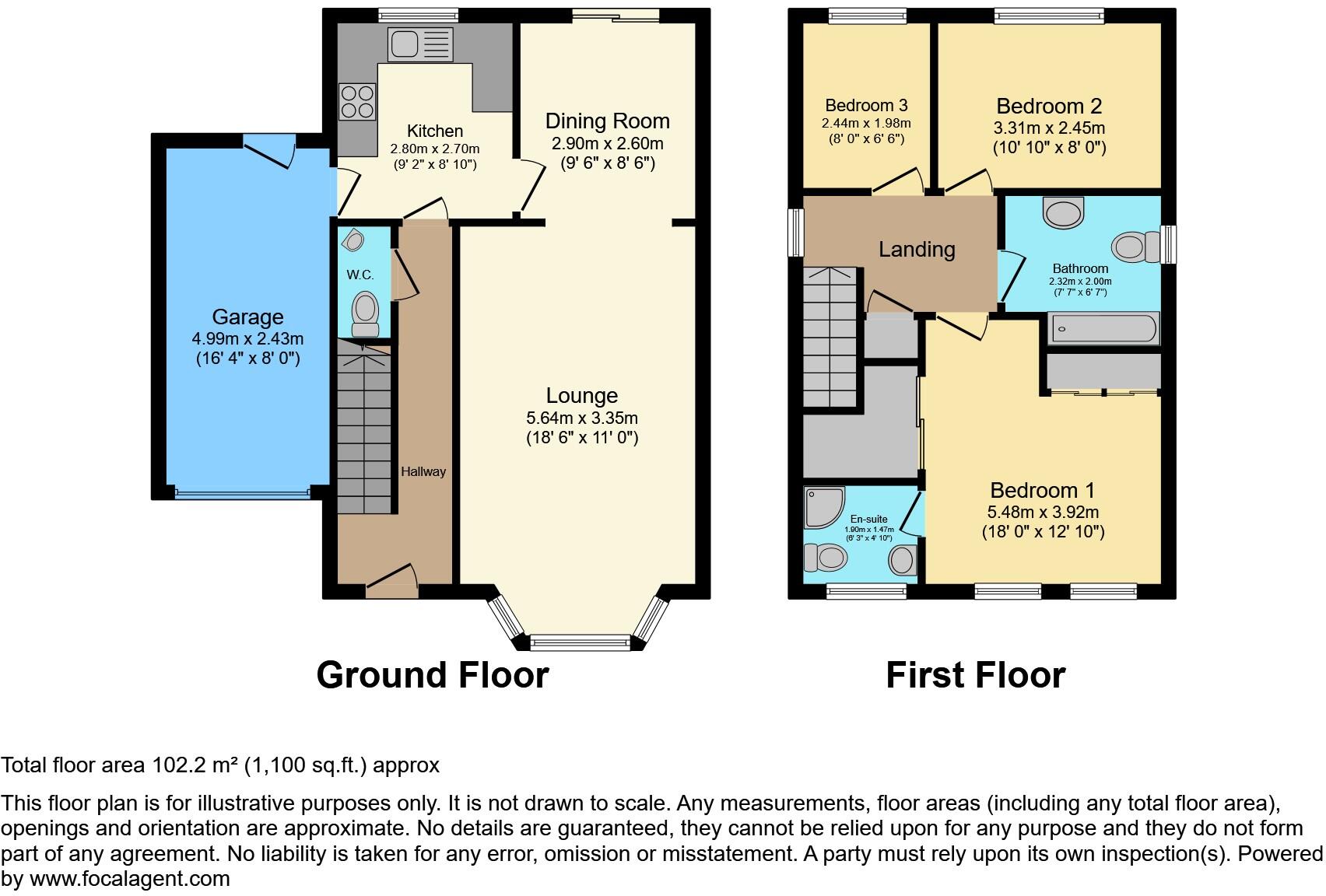 Albert Drive, Manchester, M45 floorplan