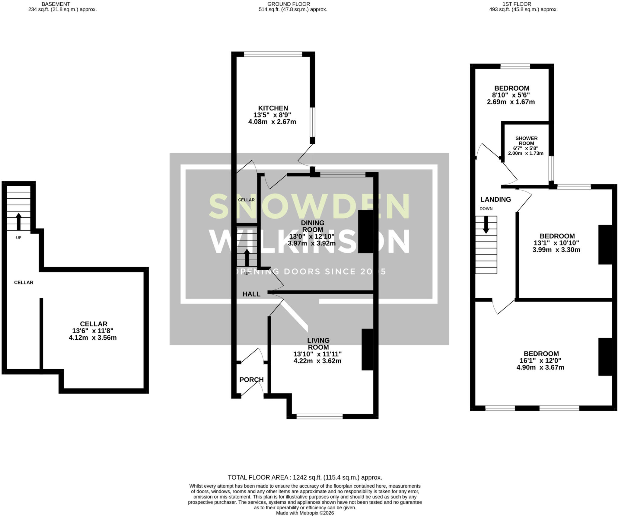 Cedar Road, Woodsmoor floorplan