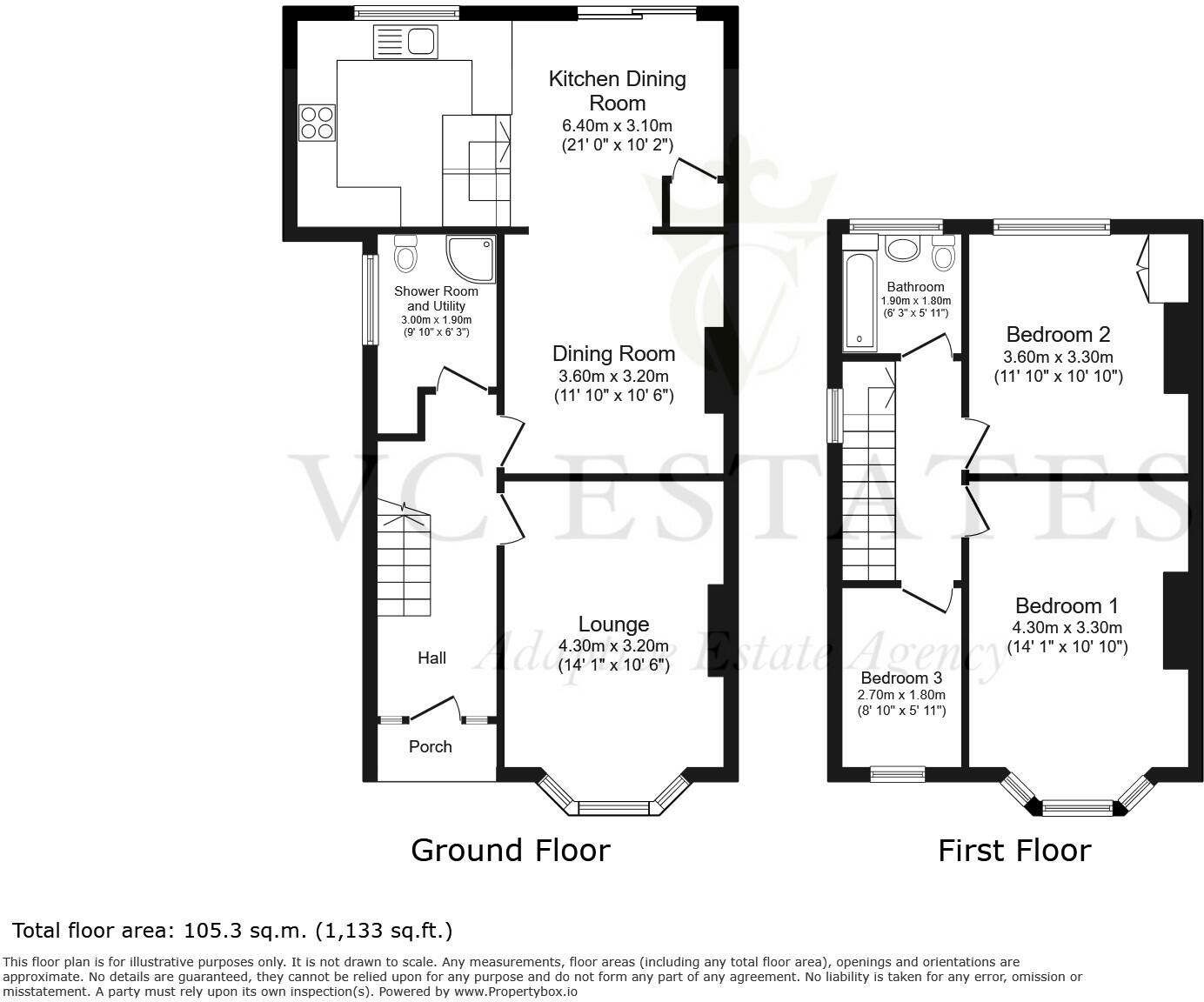 Edward Avenue, Bishopstoke, SO50 floorplan