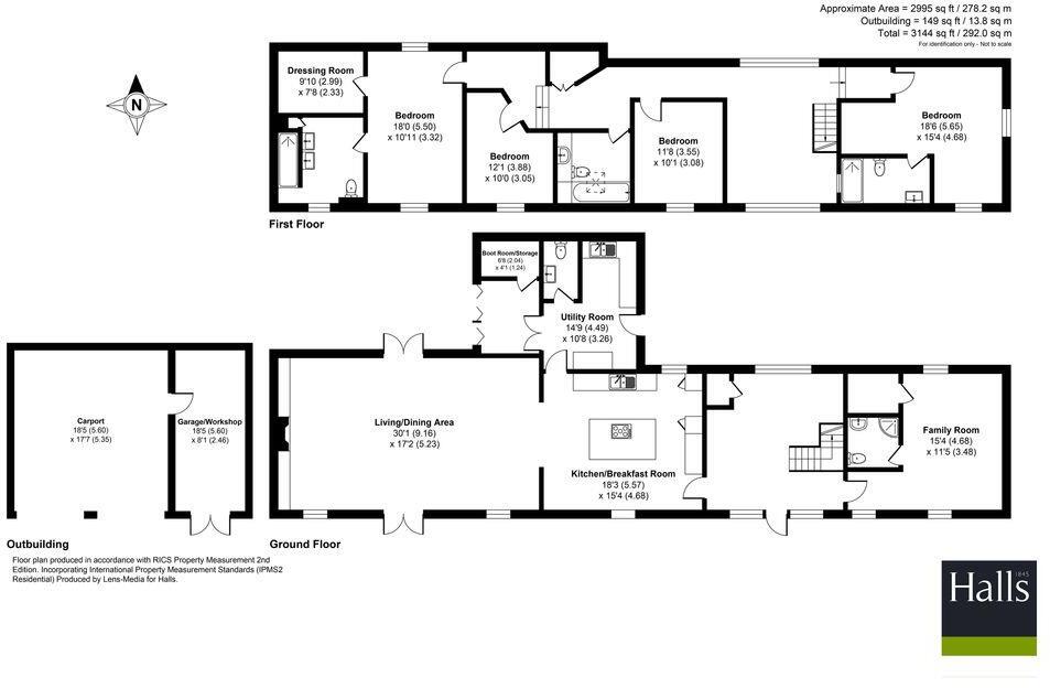 Lee, Nr Ellesmere. floorplan