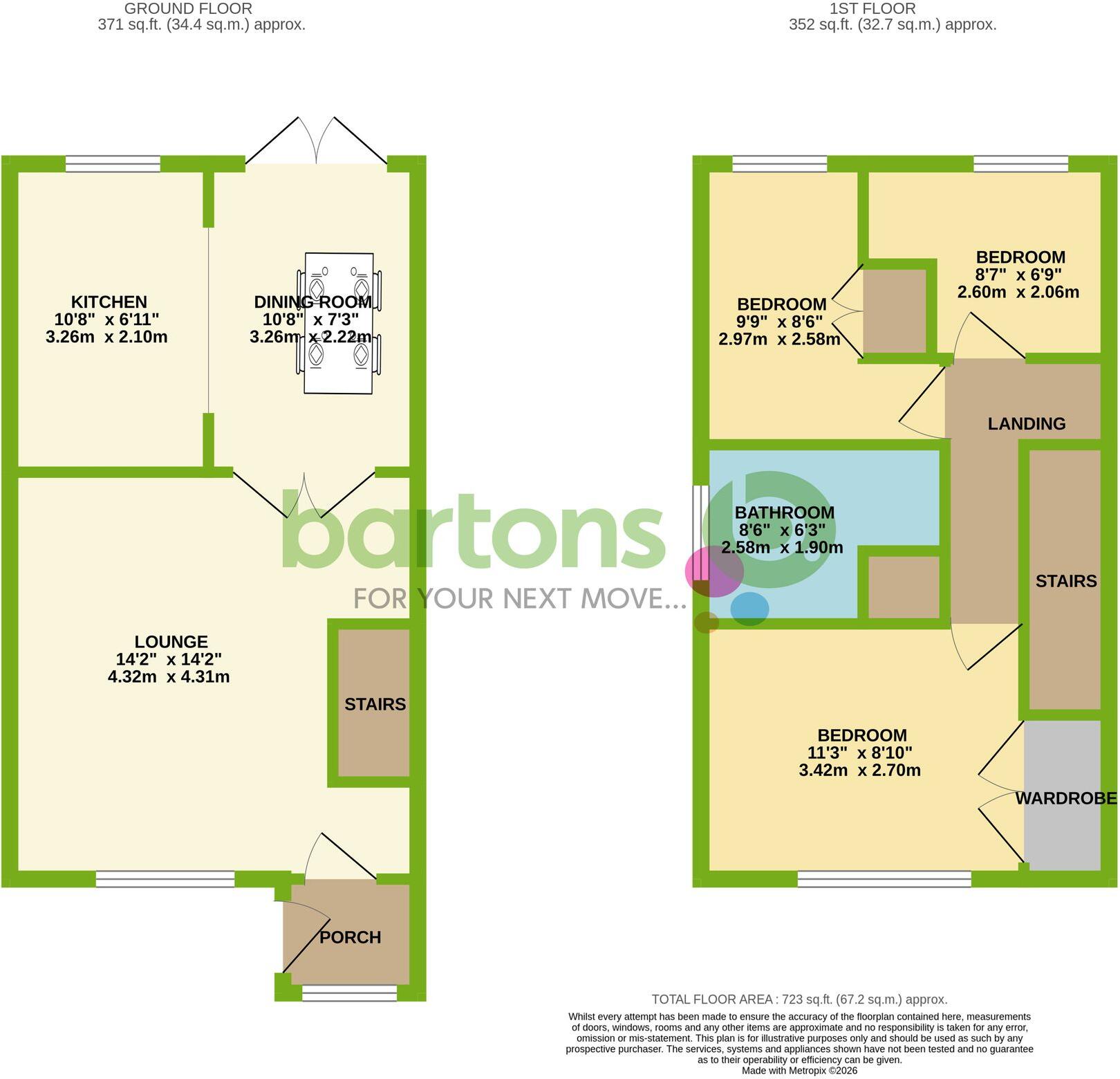 Sheldrake Close, Thorpe Hesley, S61 floorplan