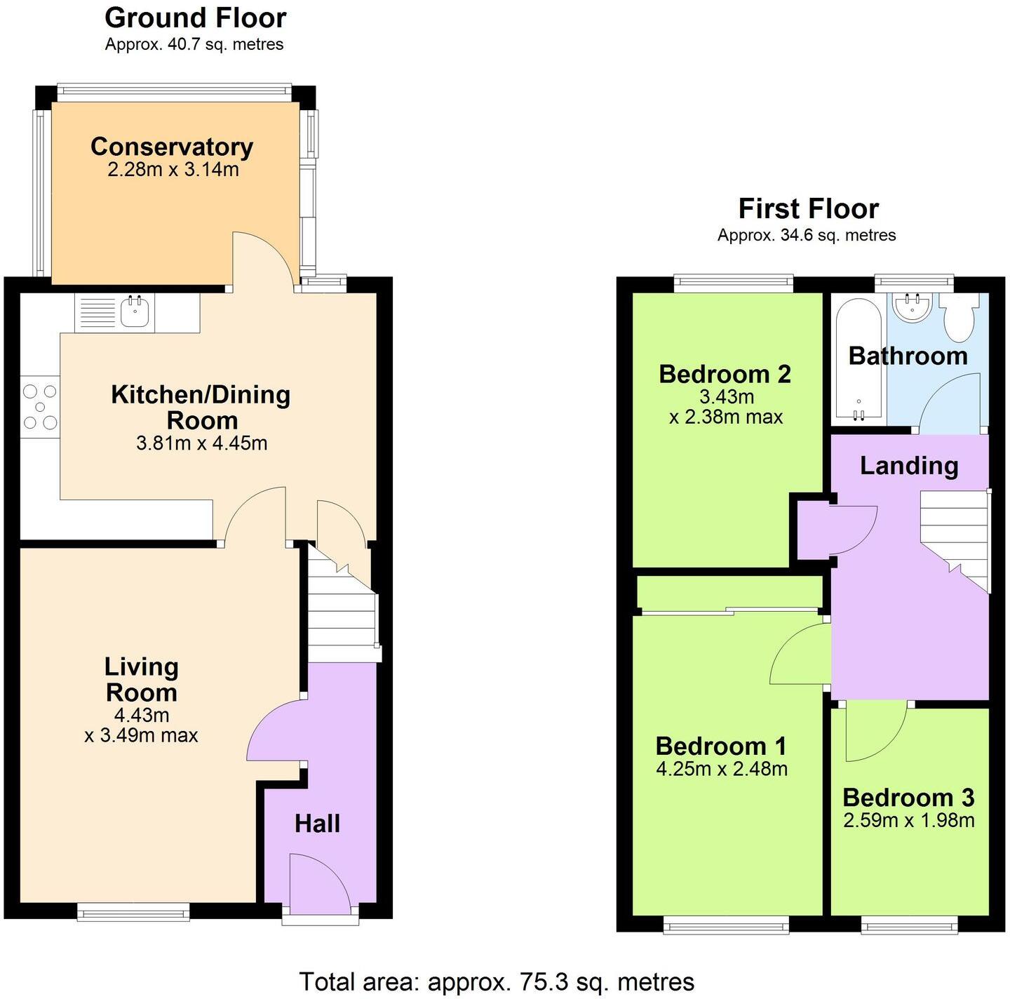 Rowan Way, Plymouth, PL6 floorplan