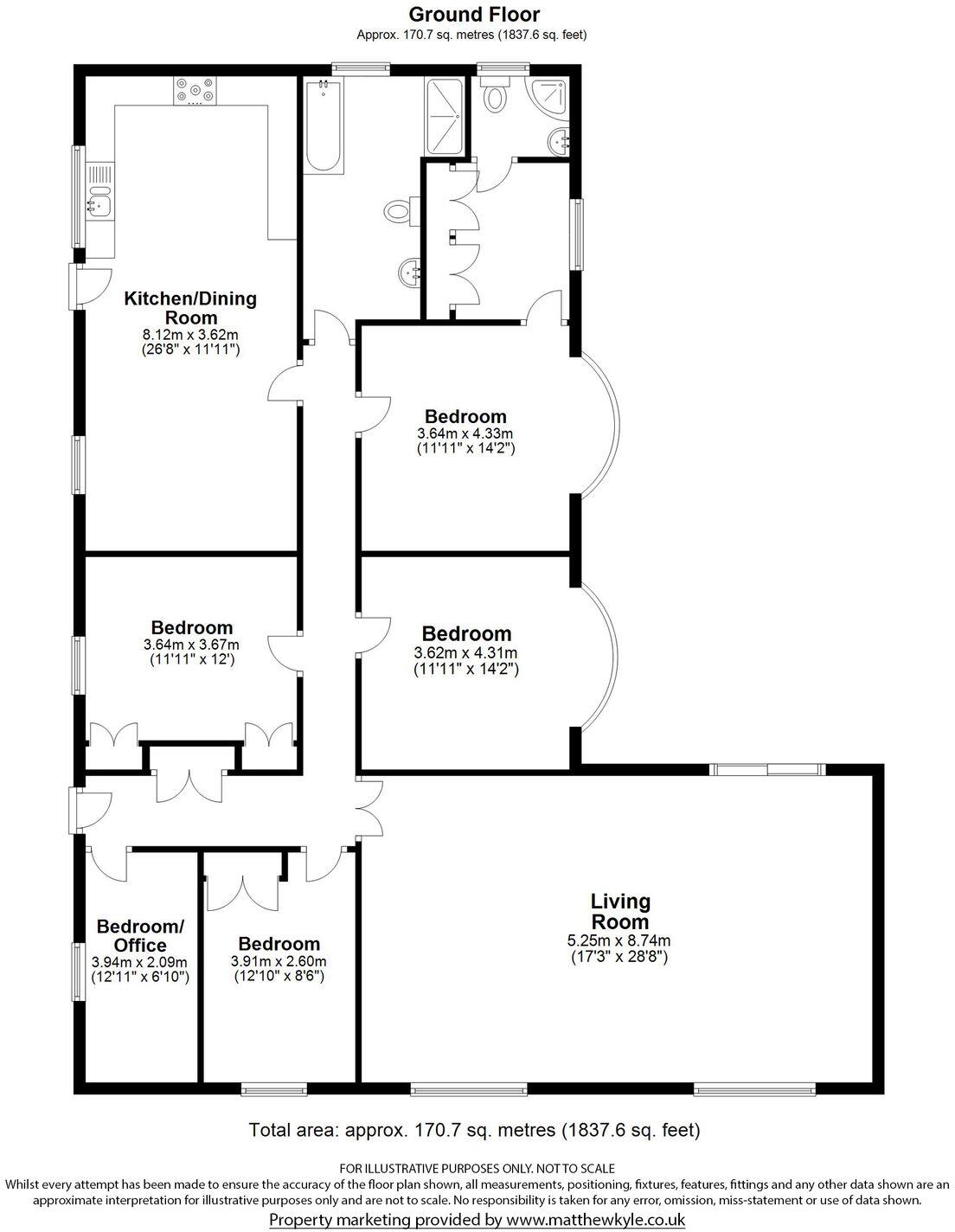 High Oak Road, Ware, SG12 floorplan