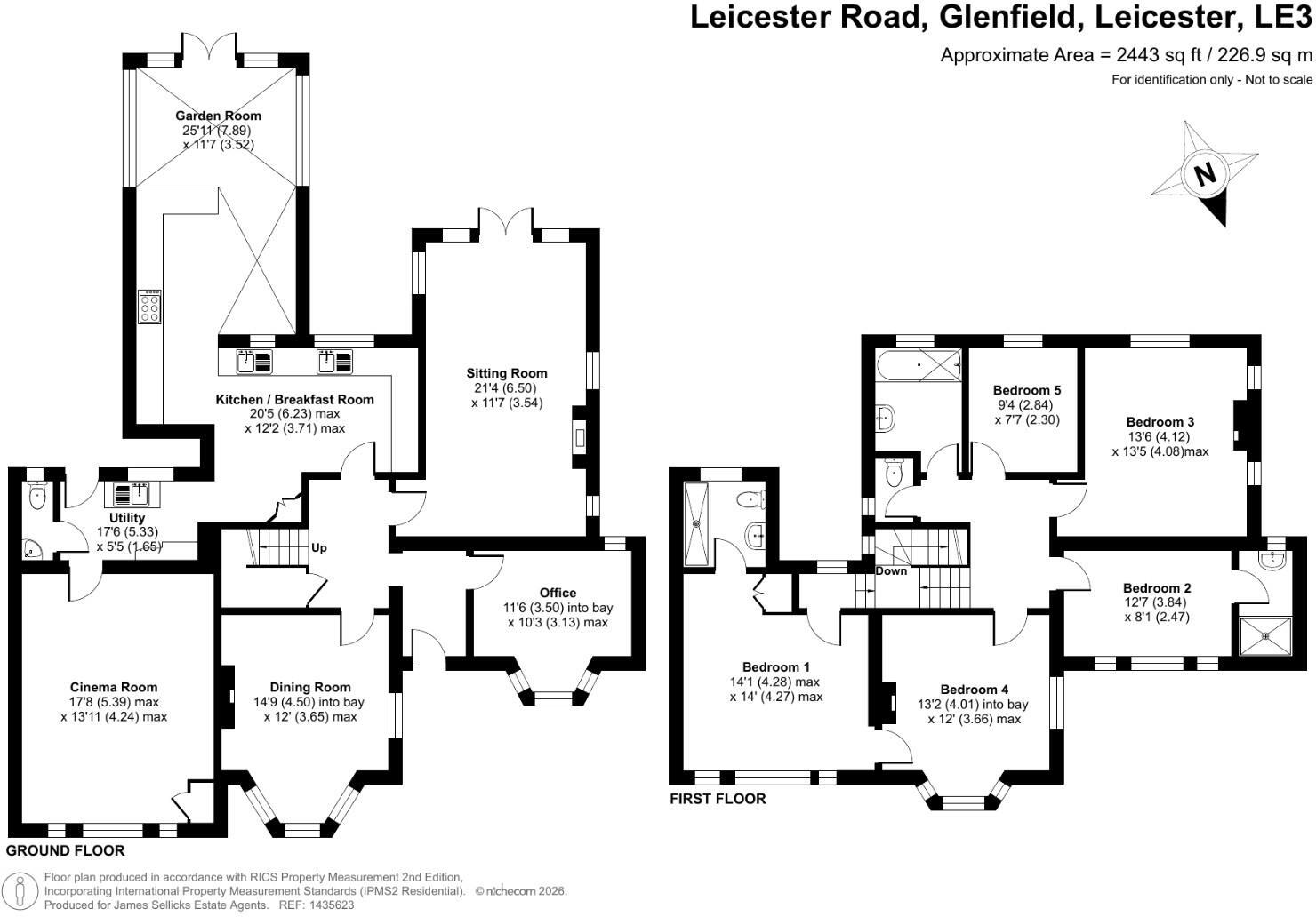 Leicester Road, Glenfield, Leicestershire floorplan