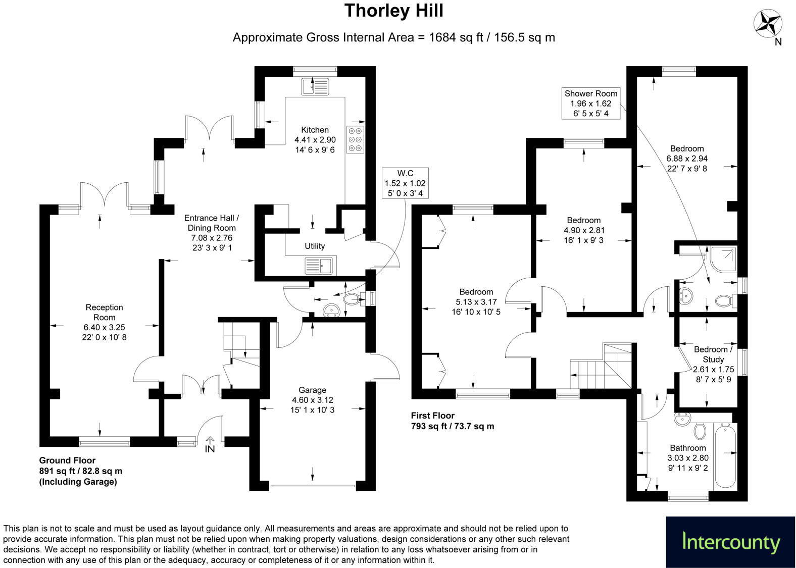 Thorley Hill, Bishop's Stortford, Hertfordshire, CM23 floorplan