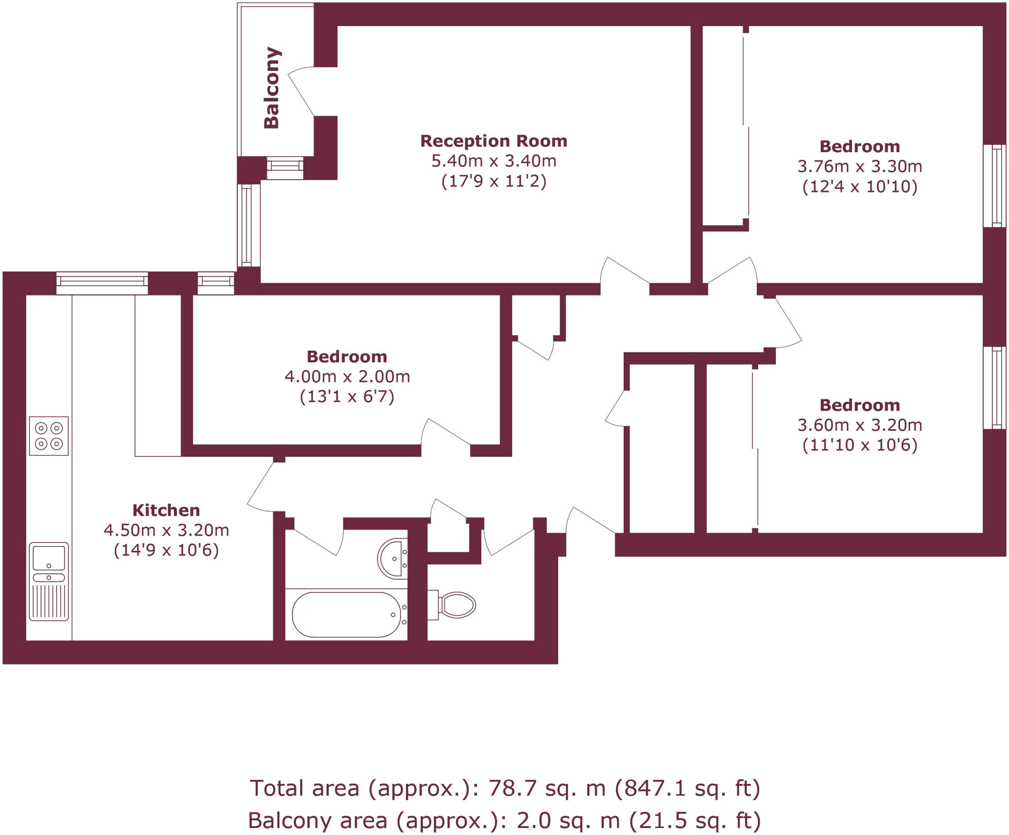 Brion Place, Zetland Street, Poplar, London, E14 floorplan