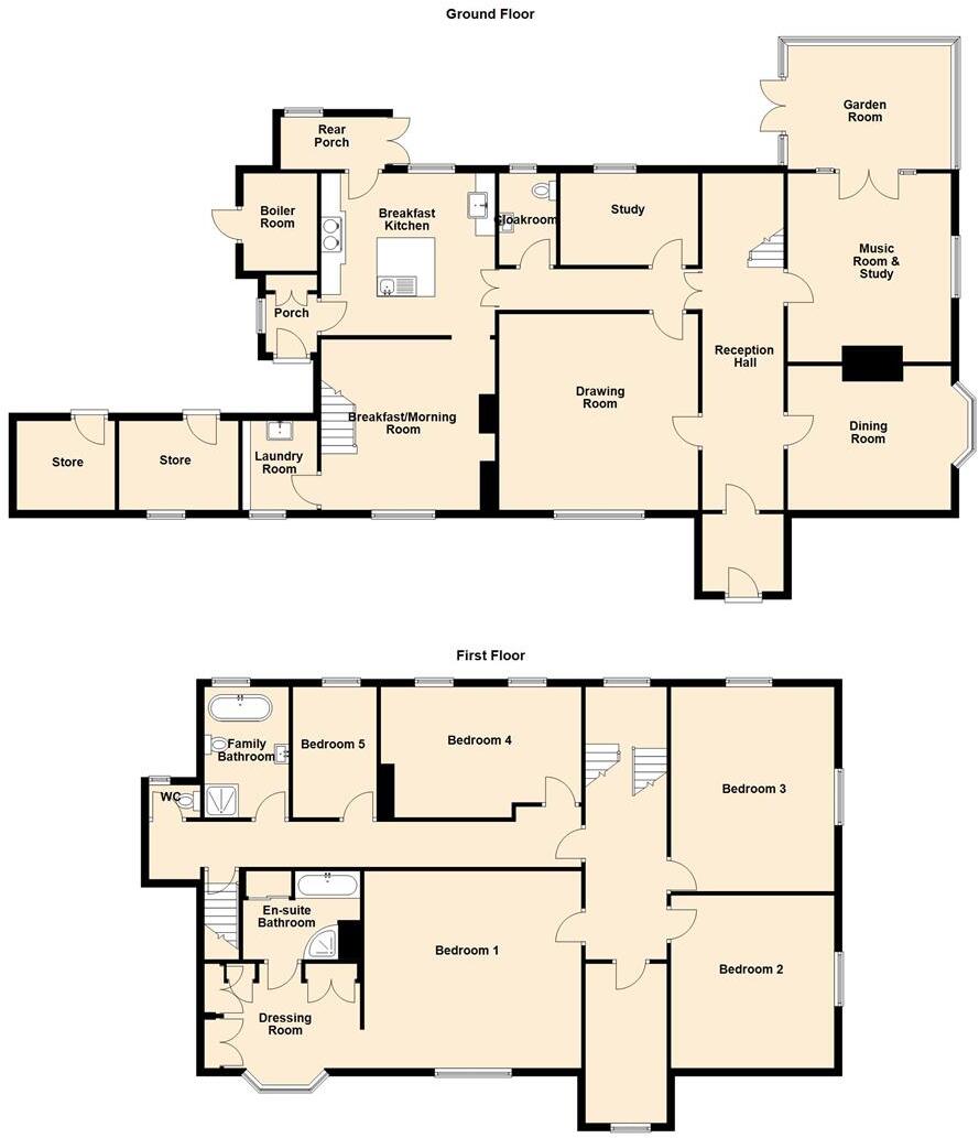 Llysfaen floorplan
