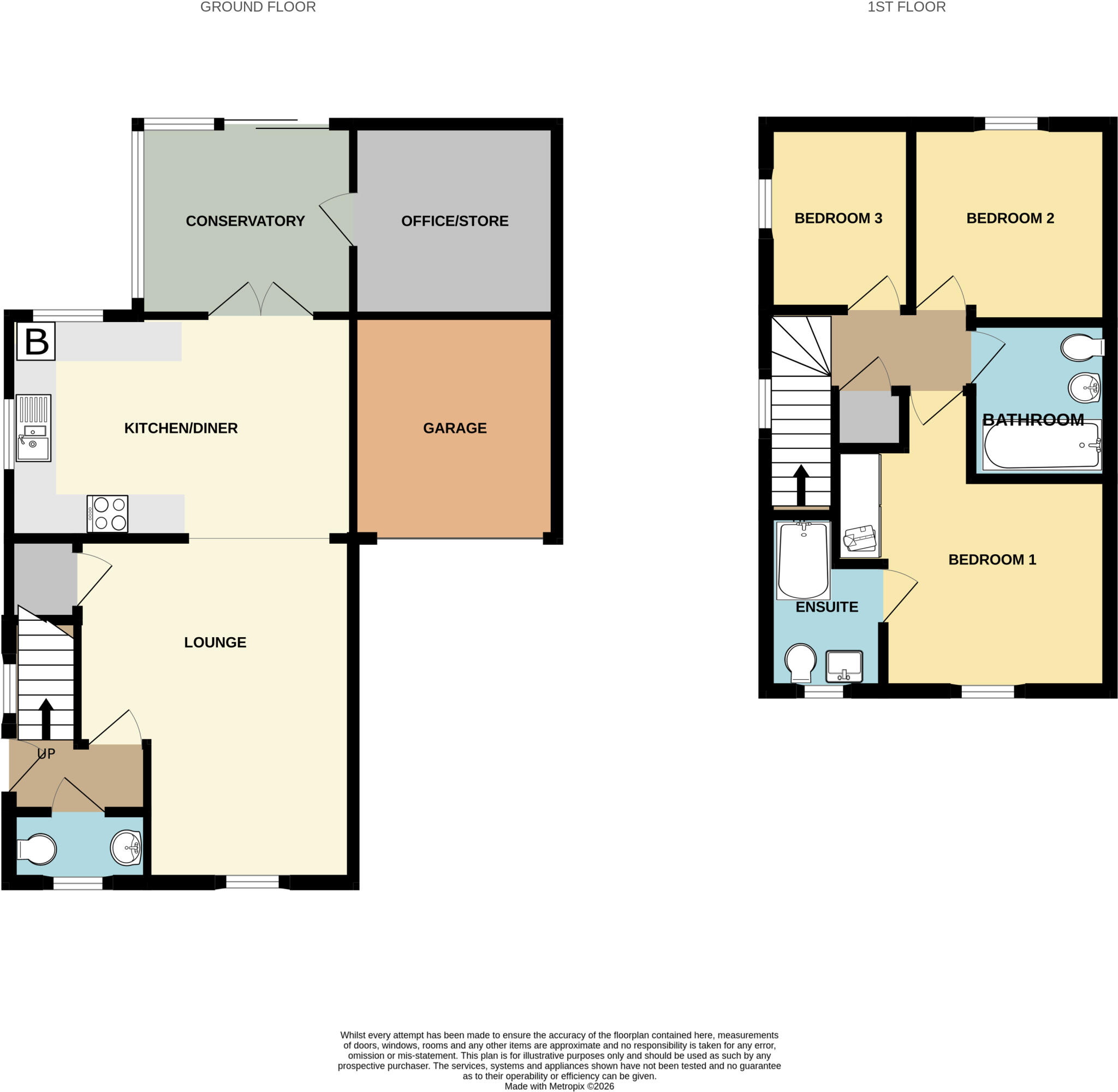 Hamley Close, Burnham on Sea, Somerset, TA8 floorplan