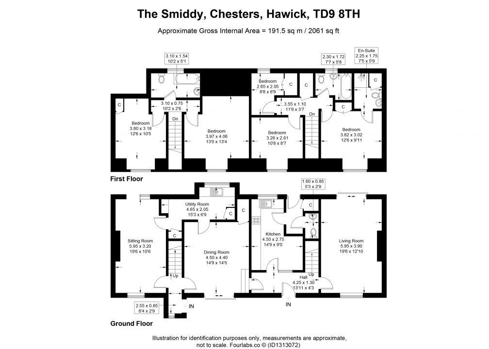 The Smiddy, Chesters, Hawick, TD9 8TH floorplan