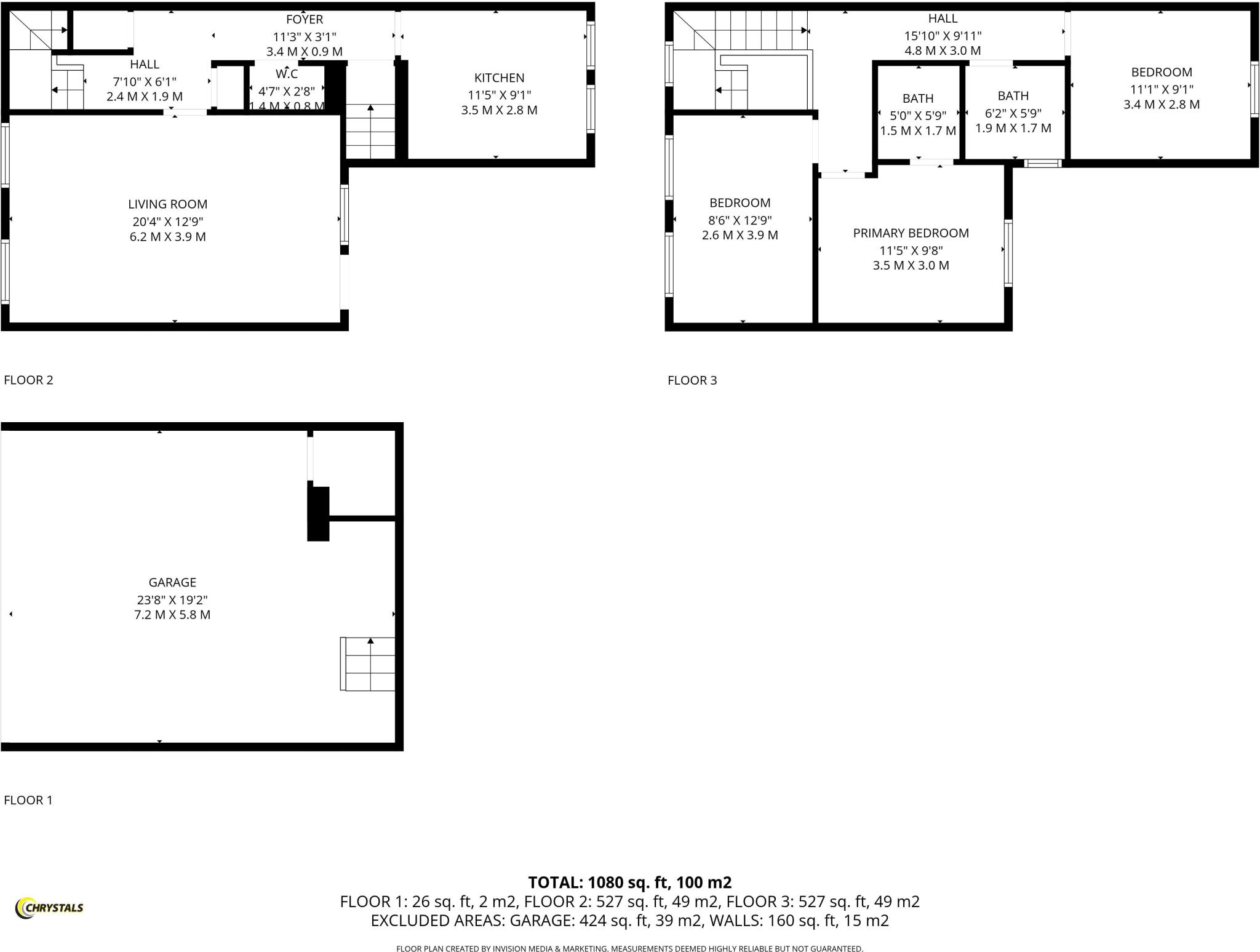 2 Kingfisher View, Old Castletown Road, Douglas floorplan