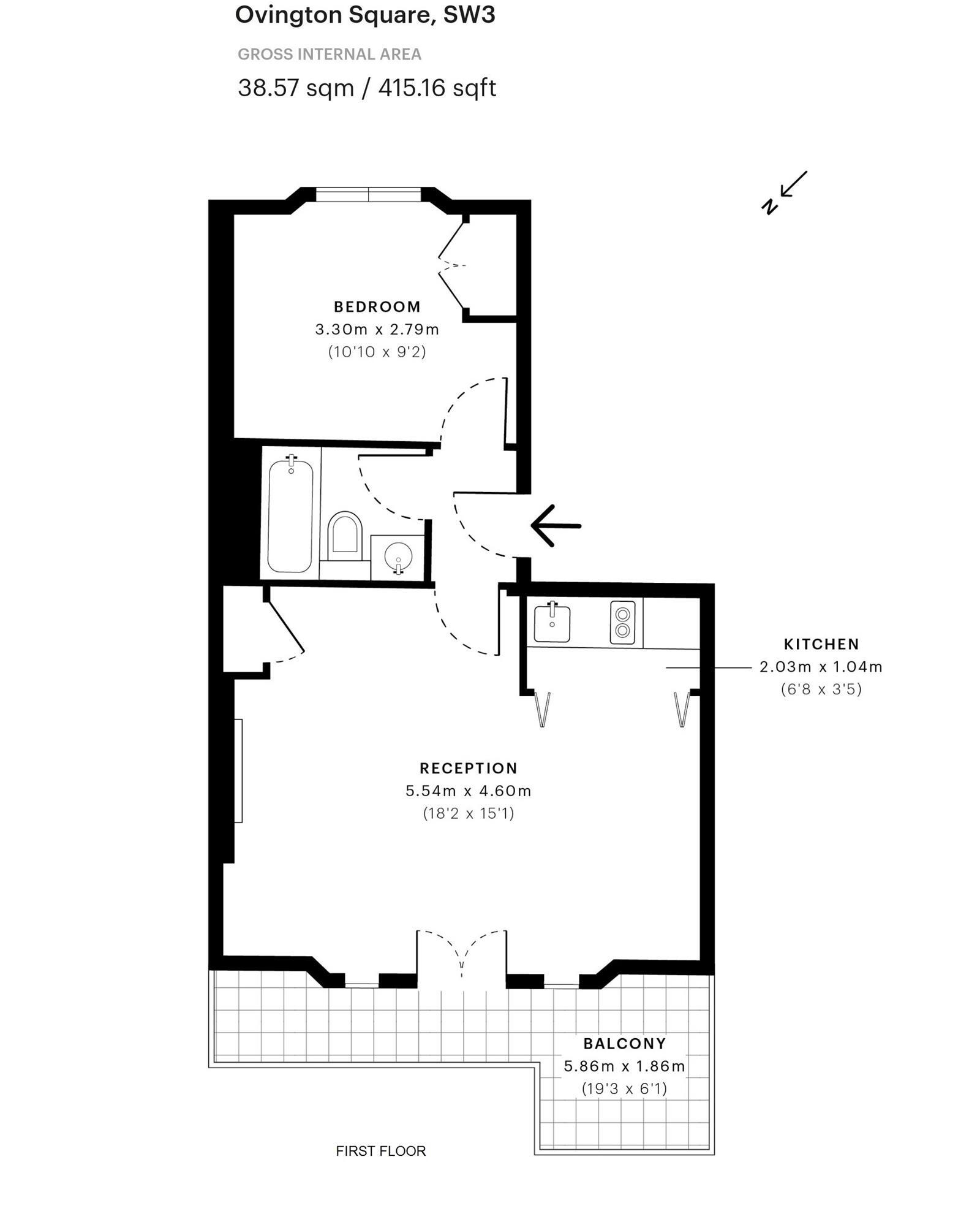 OVINGTON SQUARE, London, SW3 floorplan