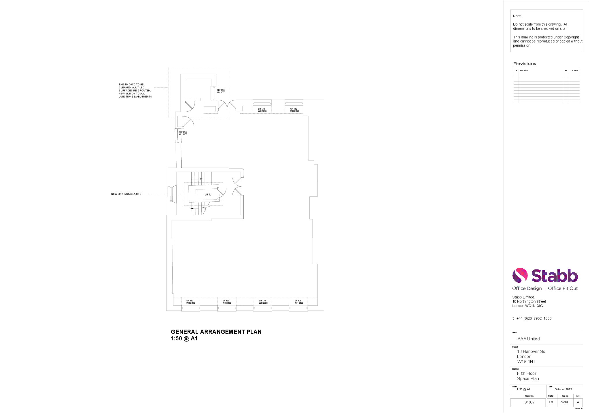 16 Hanove Square 5th floor plan.pdf