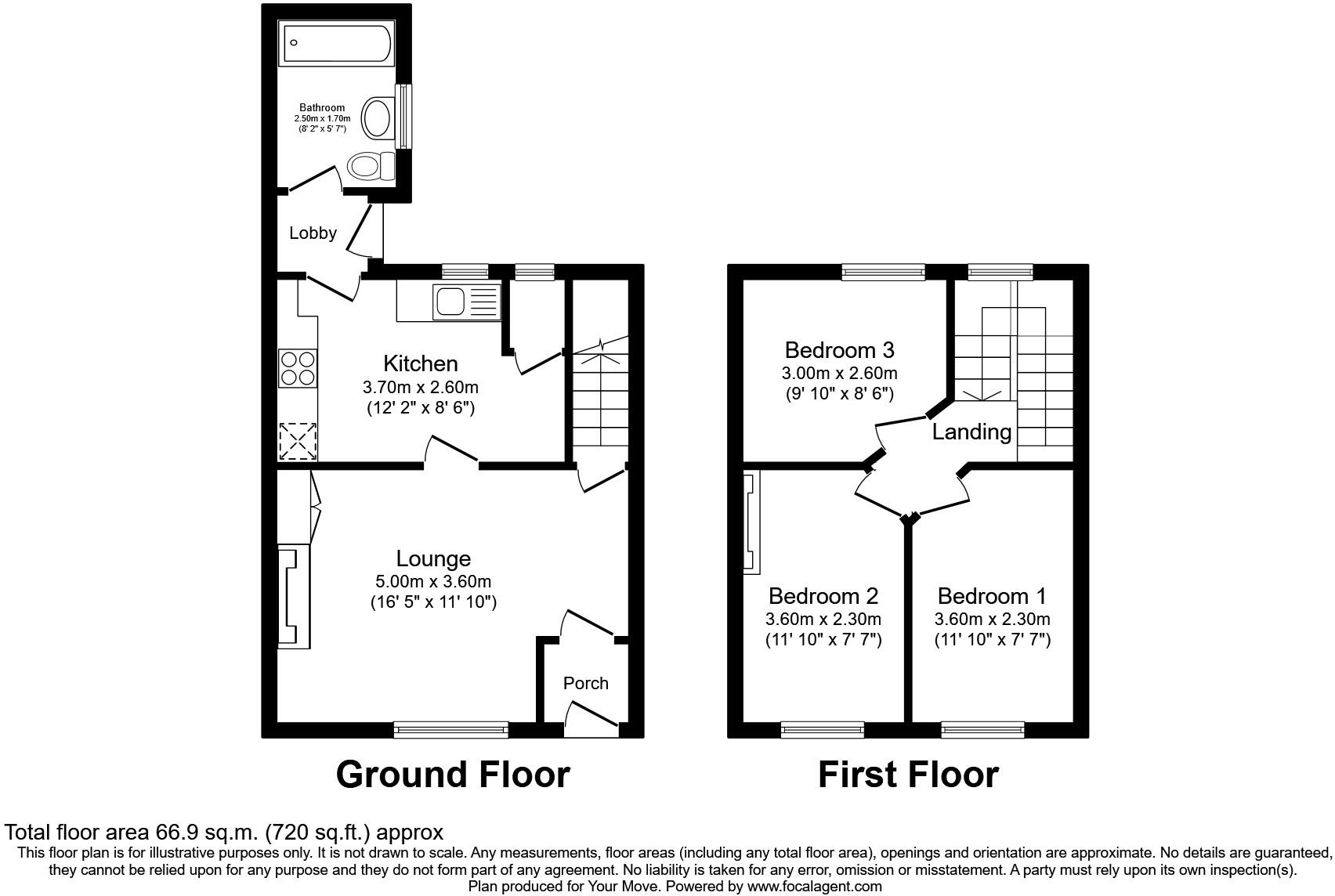 Williamsons Lane, Hensingham, Whitehaven, Cumbria, CA28 floorplan